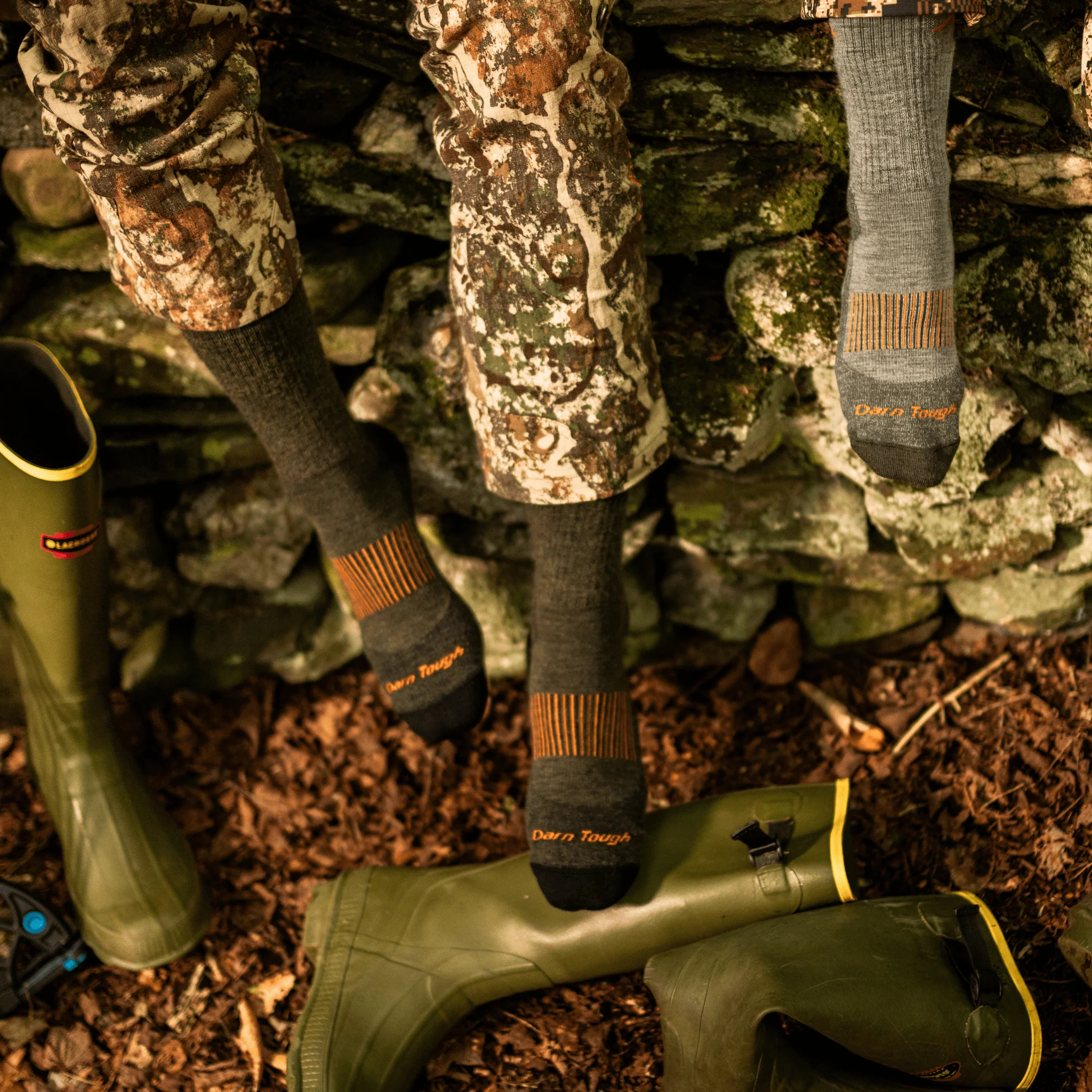Darn Tough Men's Hunting Boot Midweight with Cushion Socks - Forest - Image 7