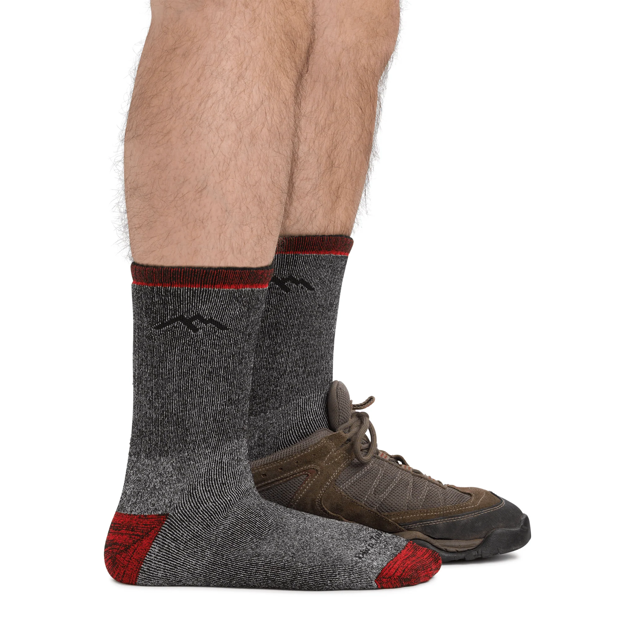 Darn Tough Men's Mountaineering Micro Crew Heavyweight with Full Cushion Hiking Sock - Smoke - Image 6