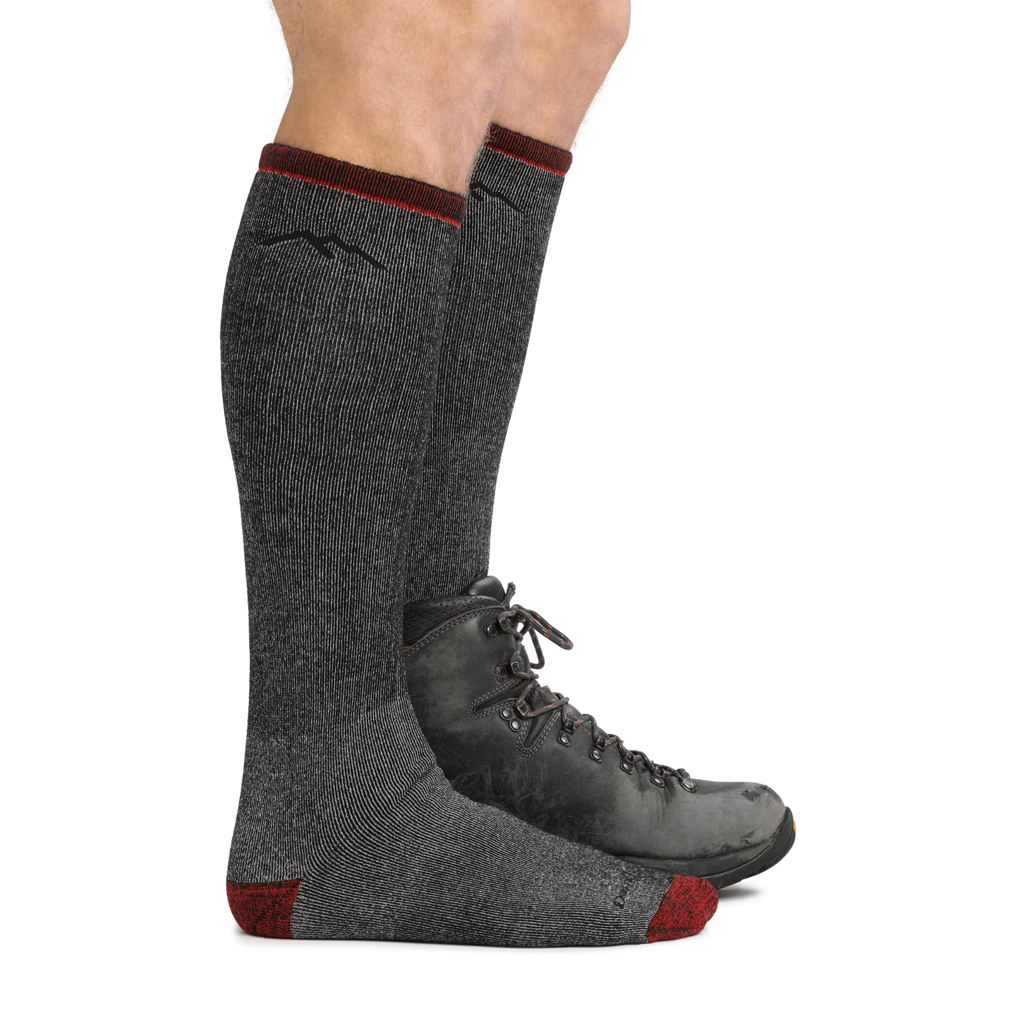 Darn Tough Men's Mountaineering Over-the-Calf Heavyweight with Full Cushion Hiking Sock - Smoke - Image 4