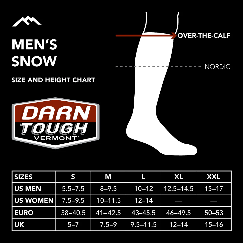 Darn Tough Men's Mountaineering Over-the-Calf Heavyweight with Full Cushion Hiking Sock - Smoke - Image 5