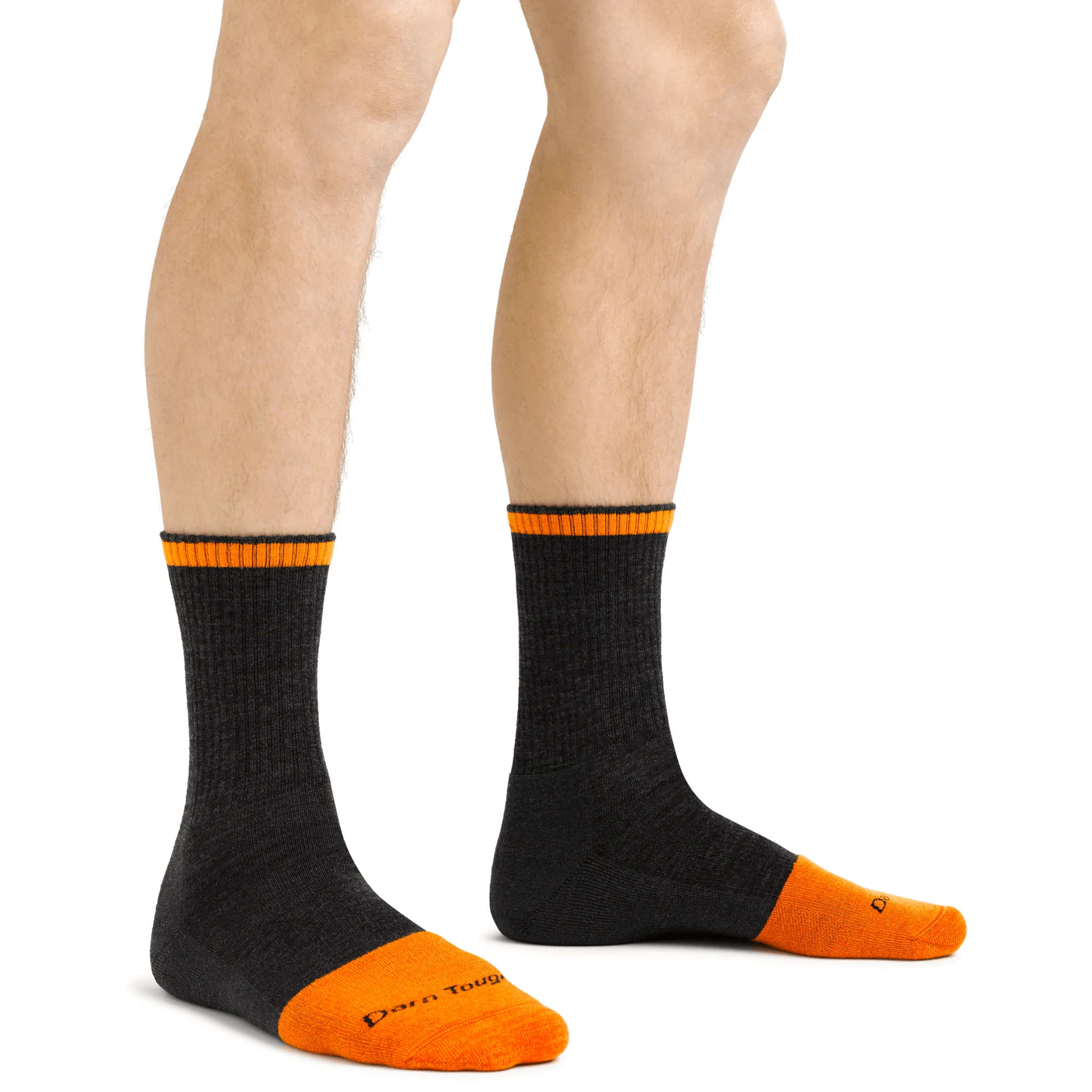 Darn Tough Men's Steely Micro Crew Midweight with Cushion Socks - Graphite - Image 3