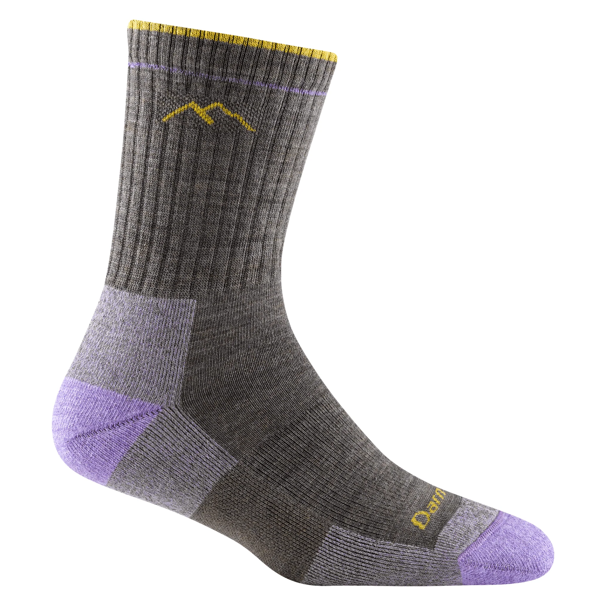Darn Tough Women's Hiker Micro Crew Midweight with Cushion Socks - Taupe