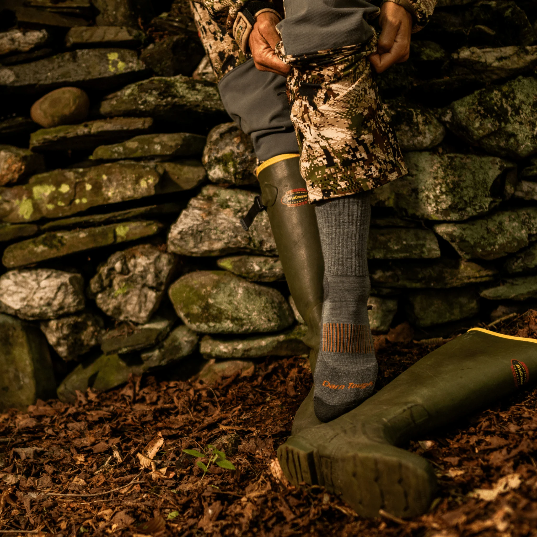 Darn Tough Women's Hunting Boot Midweight with Cushion Socks - Seafoam - Image 7