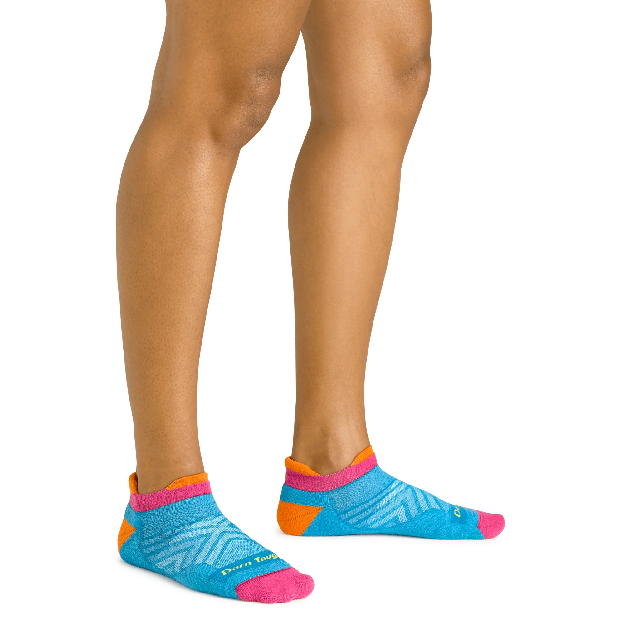 Darn Tough Women's Run No Show Tab Ultra-Lightweight Cushioned Socks - Ocean - Image 3
