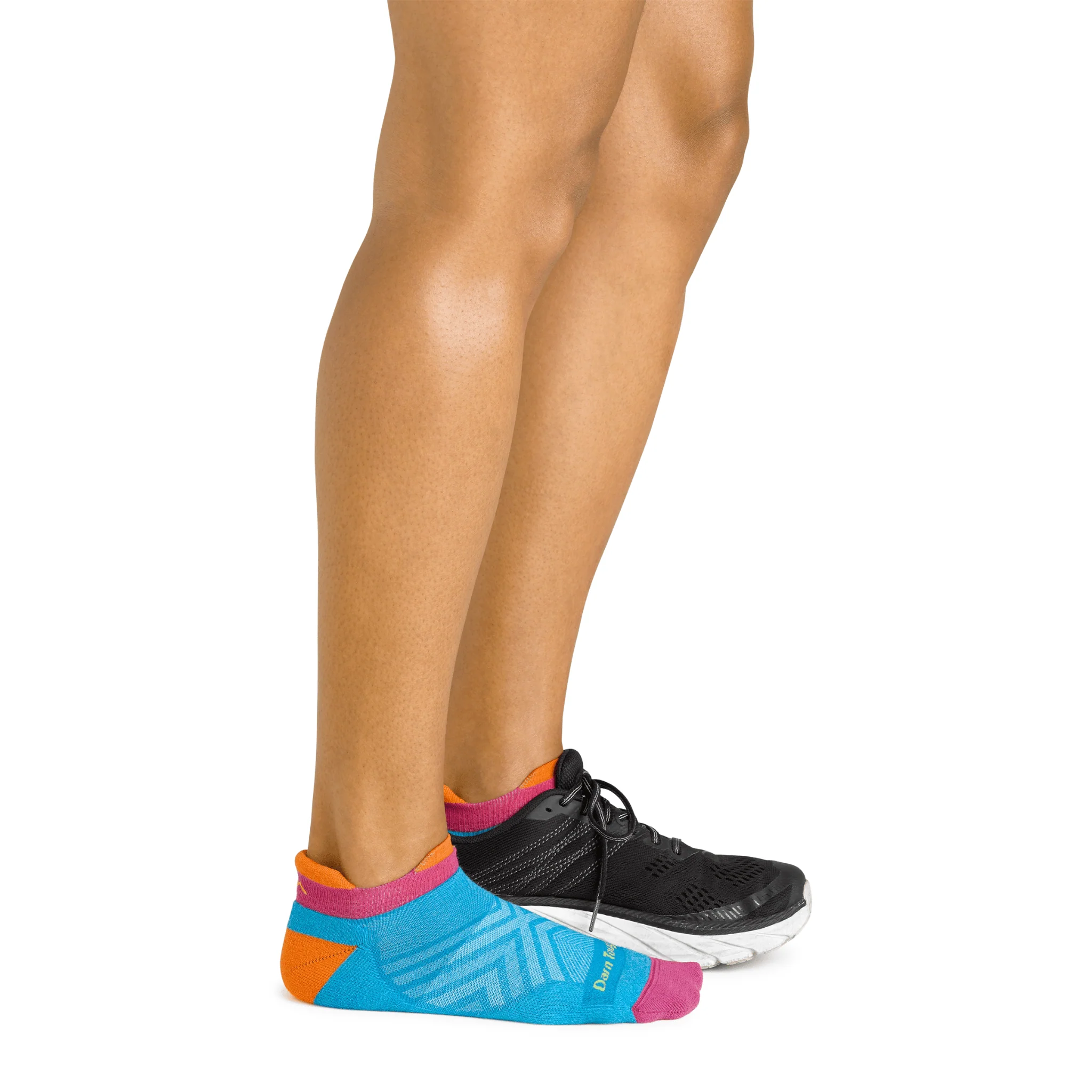 Darn Tough Women's Run No Show Tab Ultra-Lightweight Cushioned Socks - Ocean - Image 4