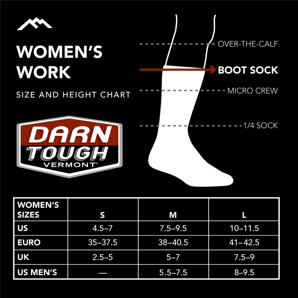 Darn Tough Women's Steely Boot Midweight with Cushion Socks - Indigo - Image 9