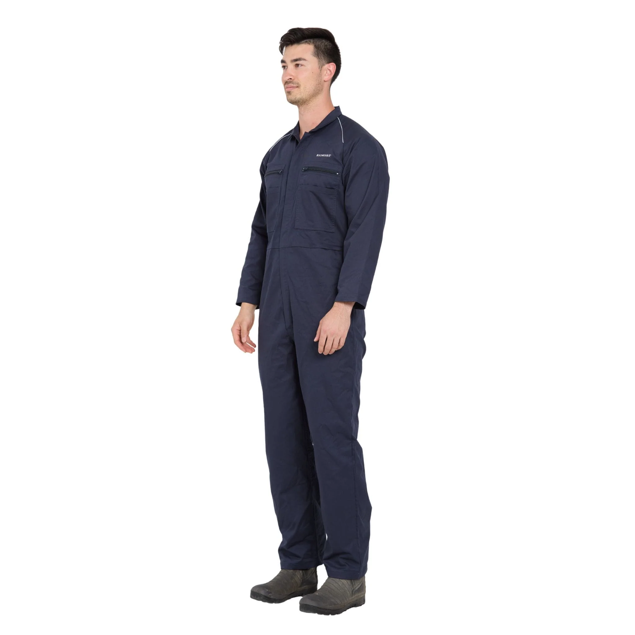 Kaiwaka Long Sleeve Overalls (Unisex) - Navy - Image 3