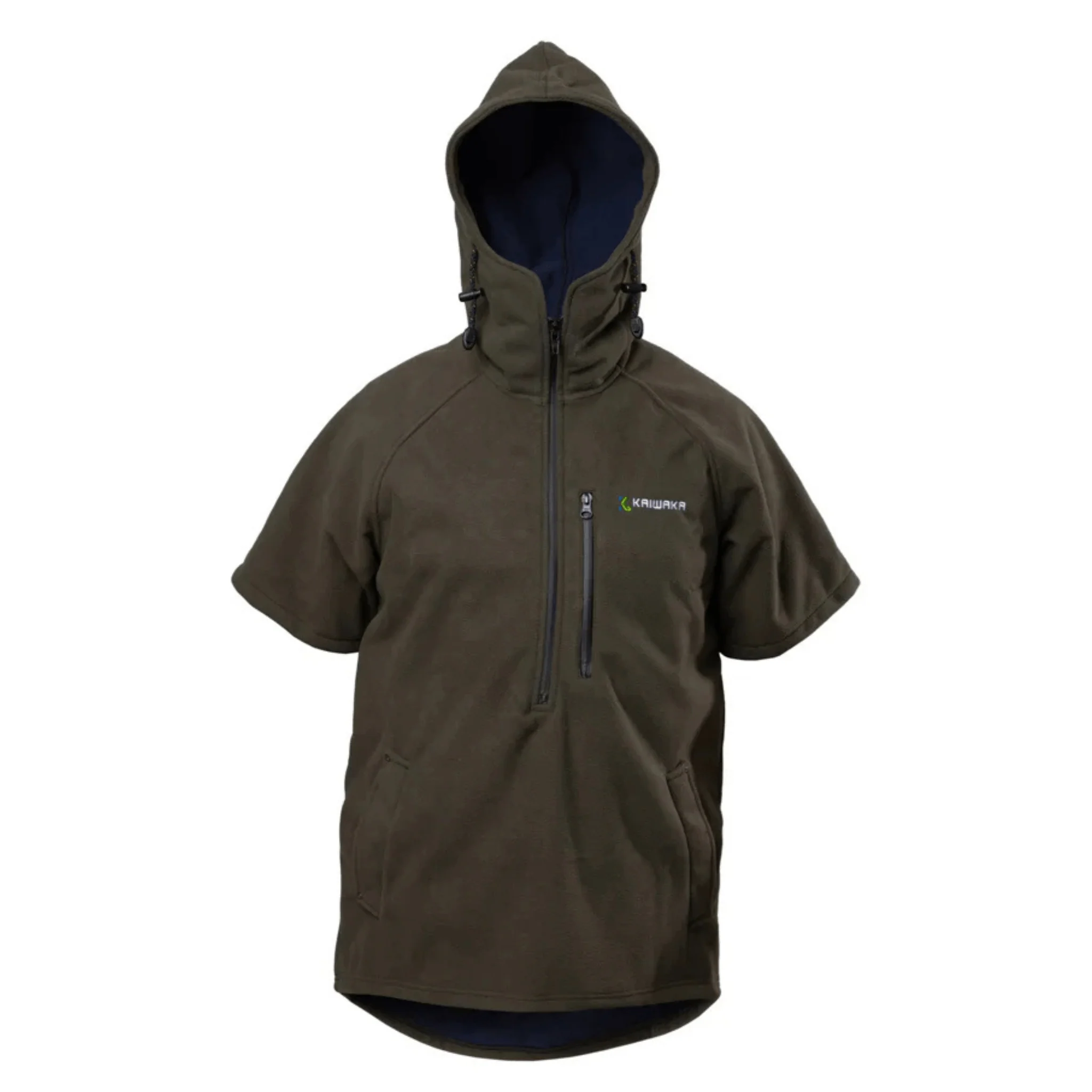 Kaiwaka Weathershield Short Sleeve Hoodie - Olive - Image 2