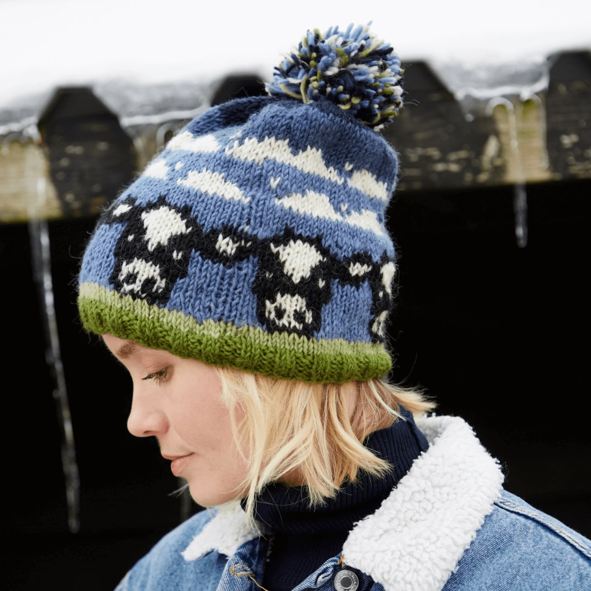 Pachamama Dairy Cow Bobble Beanie - Image 4
