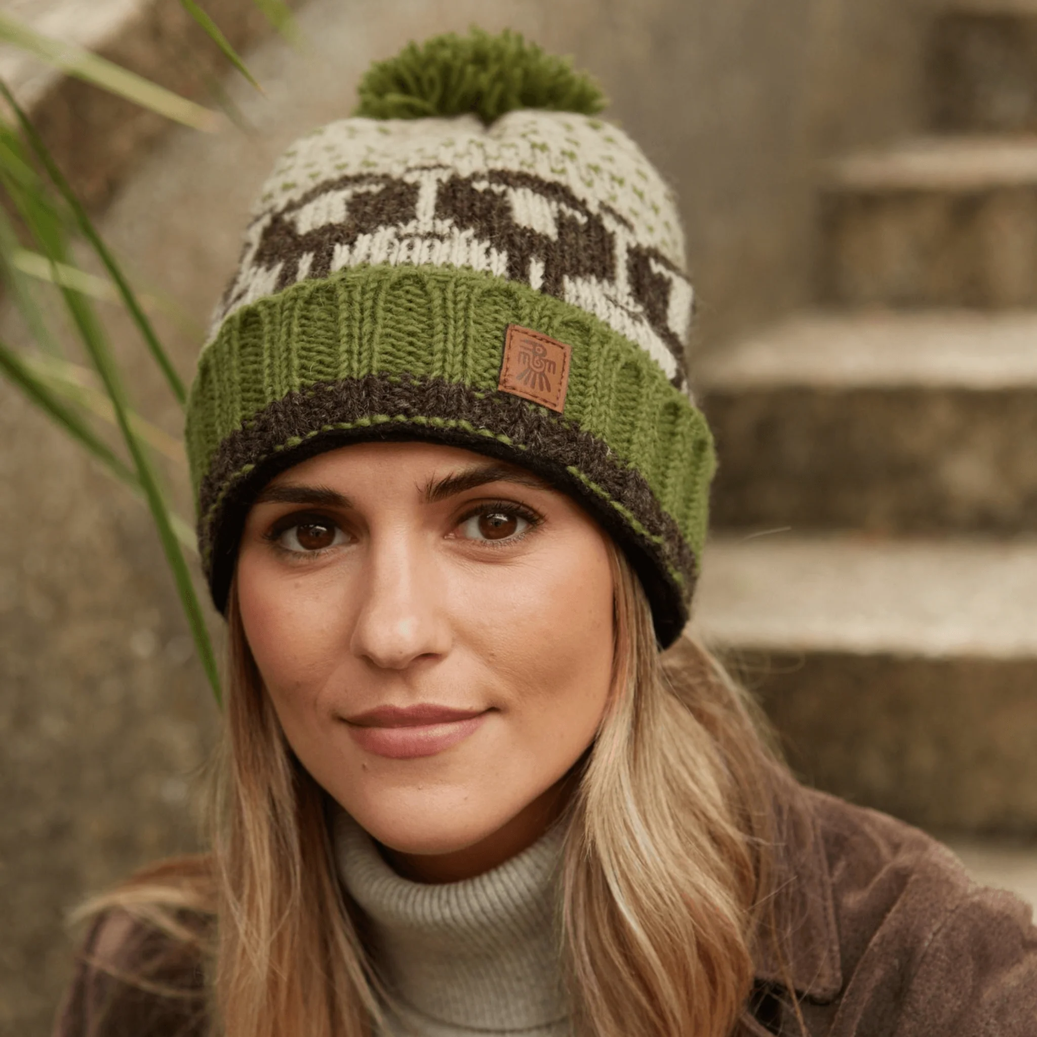 Pachamama Herdwick Sheep Roll Back Bobble Beanie - Image 4