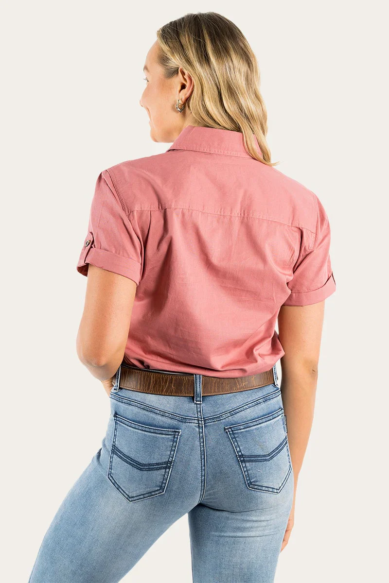 Ringers Western - Women's Jules Work Shirt - Dusty Rose - Image 3