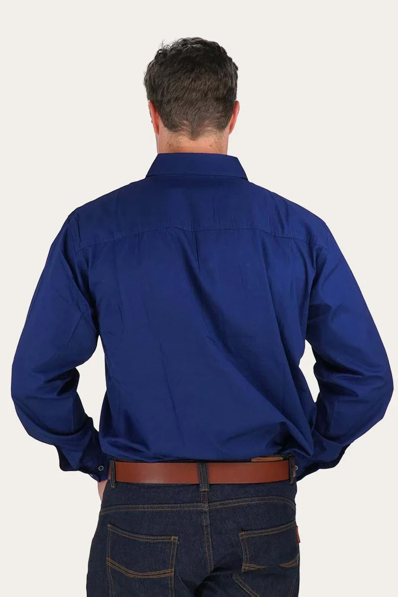 Ringers Western - Men's King River Work Shirt - Navy - Image 3