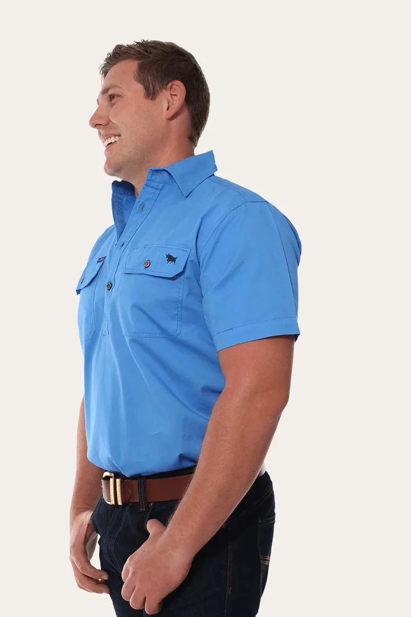Ringers Western - Men's Pack Saddle Work Shirt - Blue - Image 2
