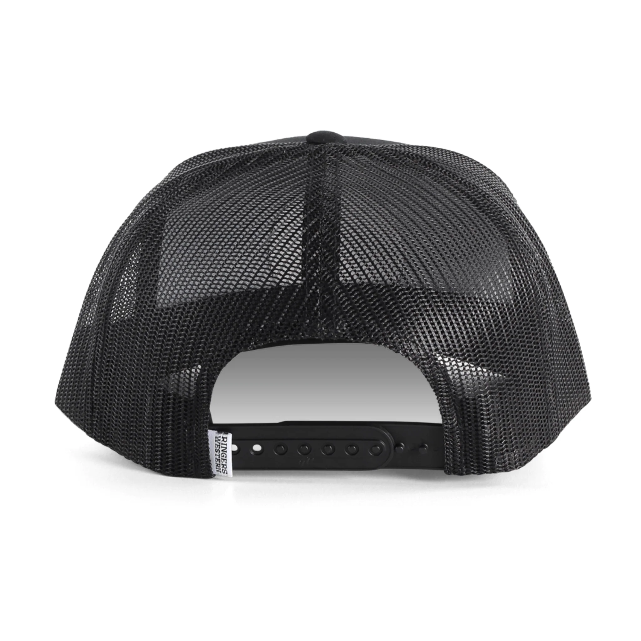 Ringers Western - Unisex Signature Bull Trucker Cap - Black / Pink - Image 2
