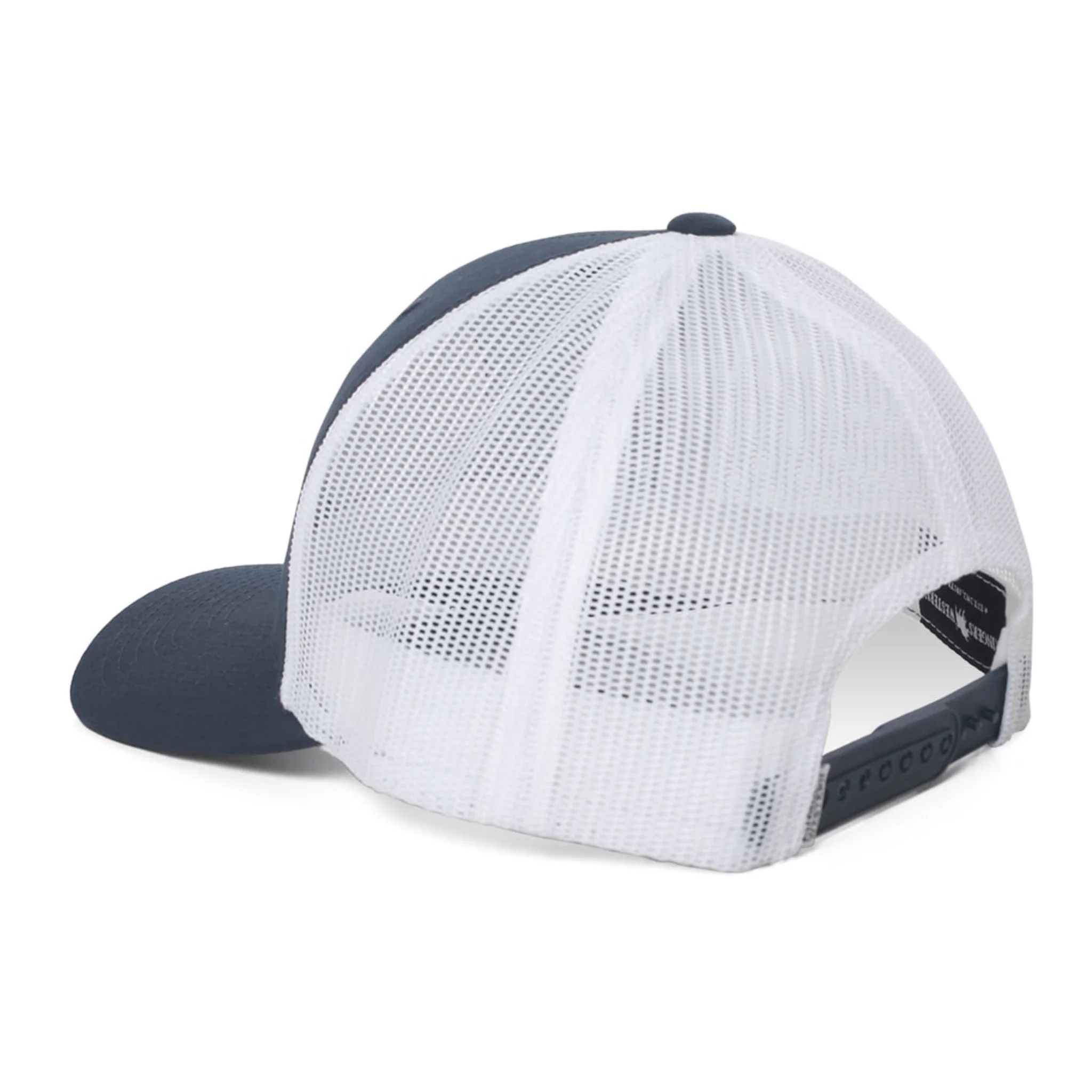 Ringers Western - Unisex Signature Bull Trucker Cap - Navy / White / Red - Image 3