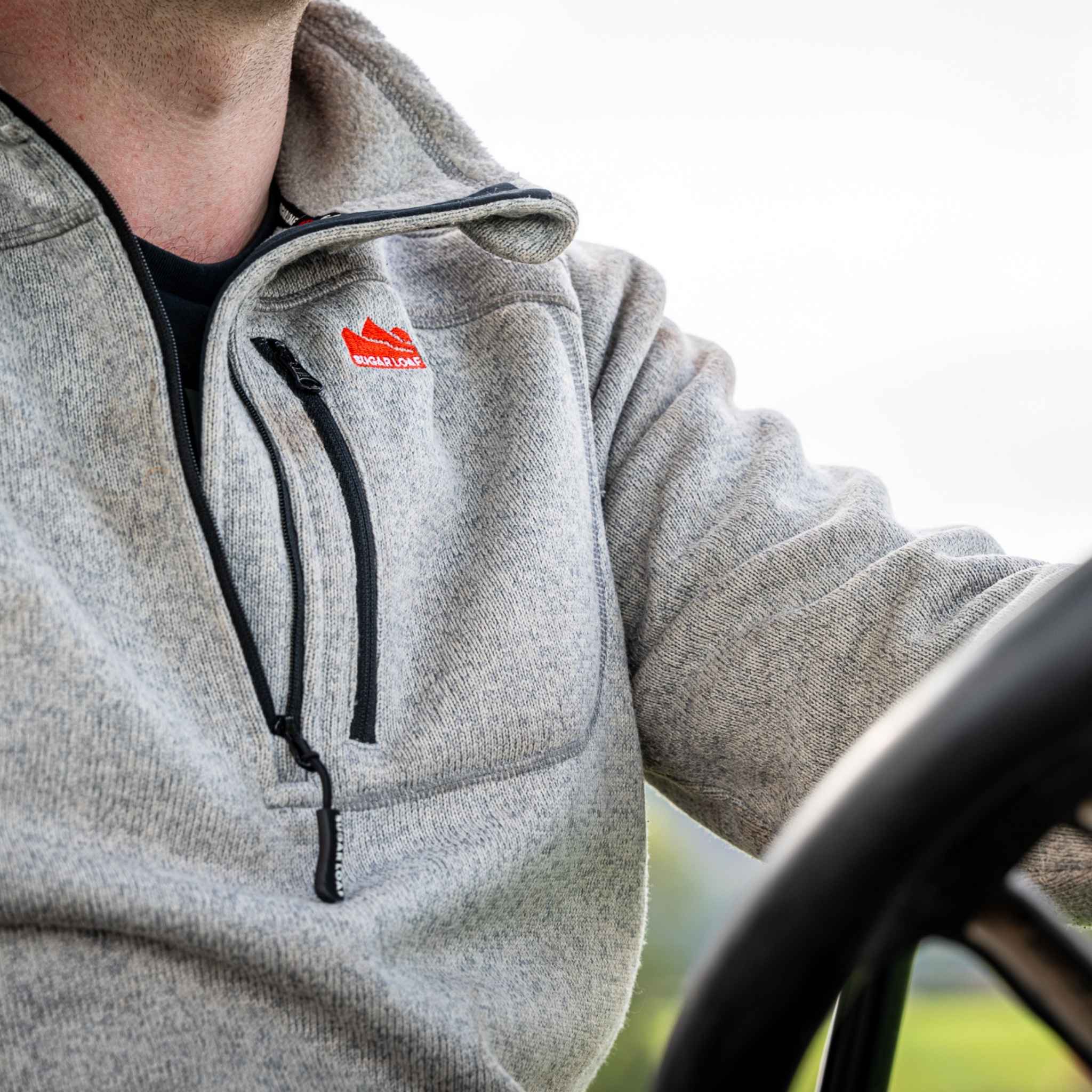 Sugar Loaf Fell Half Zip Fleece - Ash - Image 14