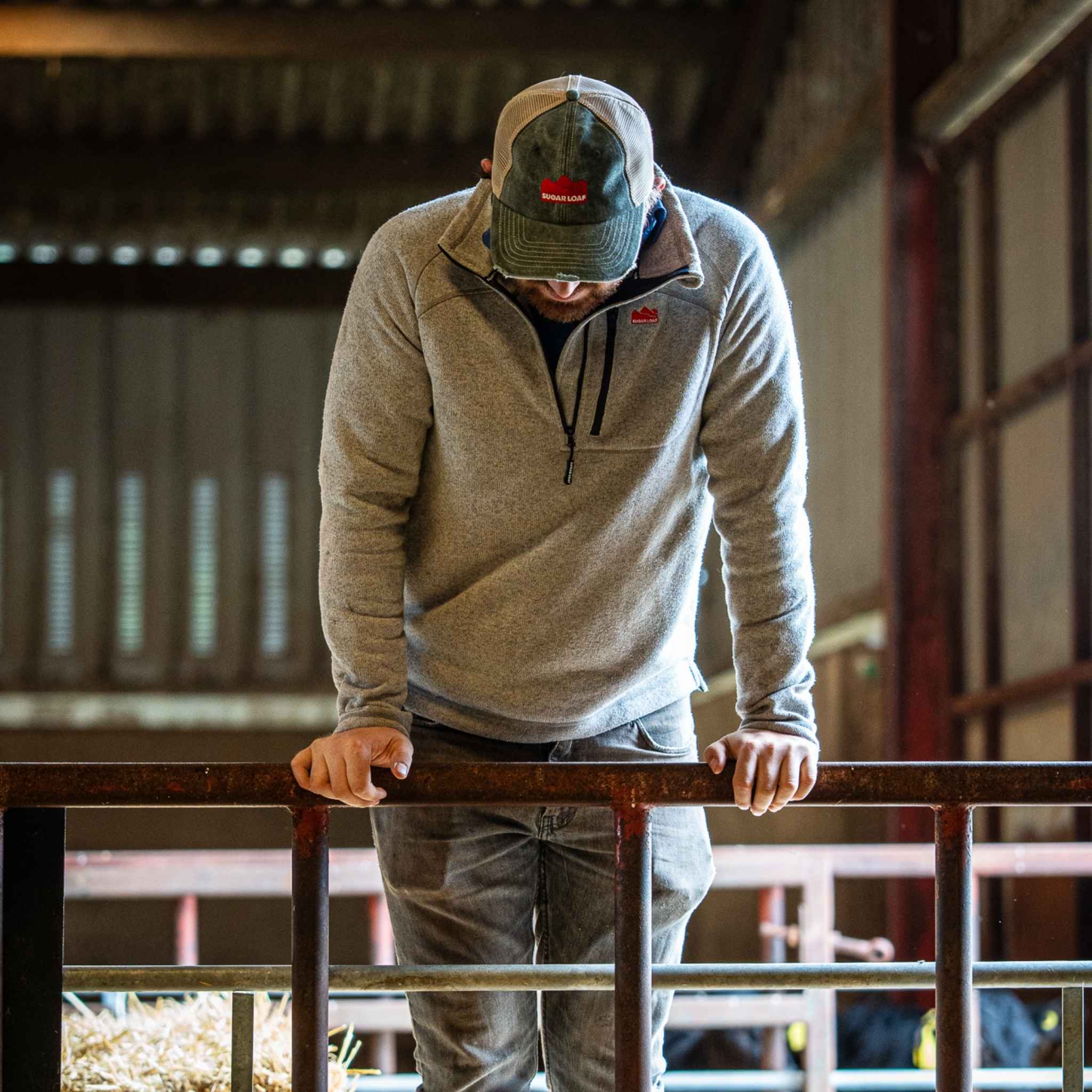 Sugar Loaf Fell Half Zip Fleece - Ash - Image 8