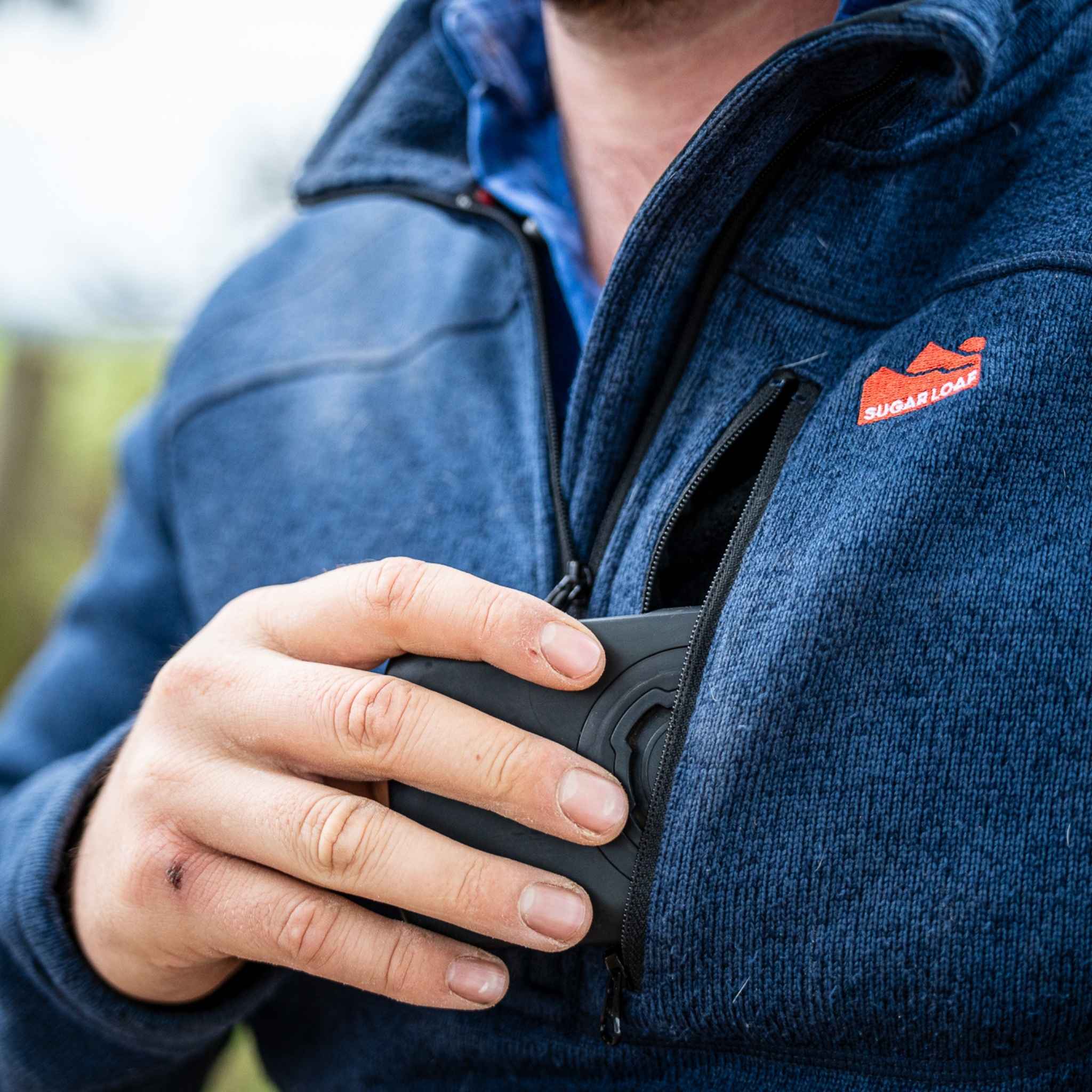Sugar Loaf Fell Half Zip Fleece - Navy - Image 10