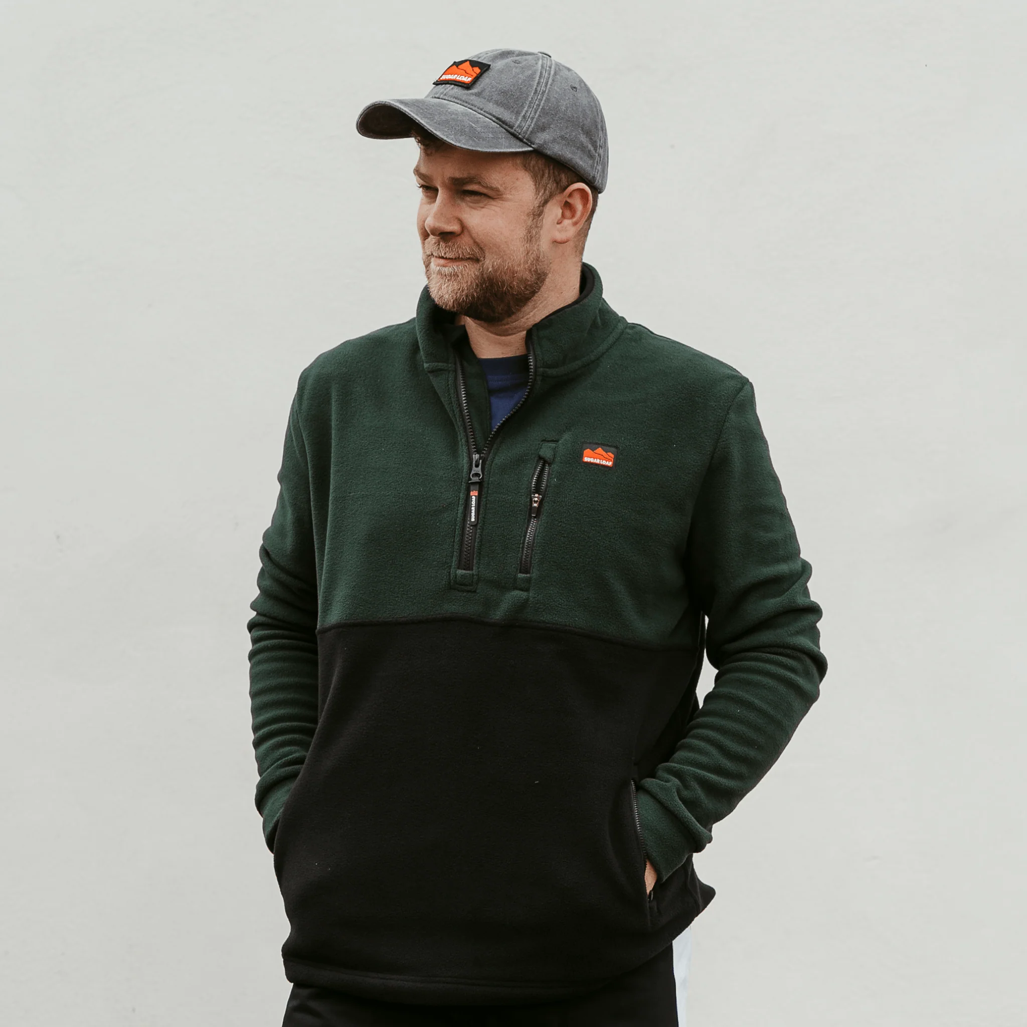 Sugar Loaf Horizon Polar Fleece Half Zip - Green - Image 11