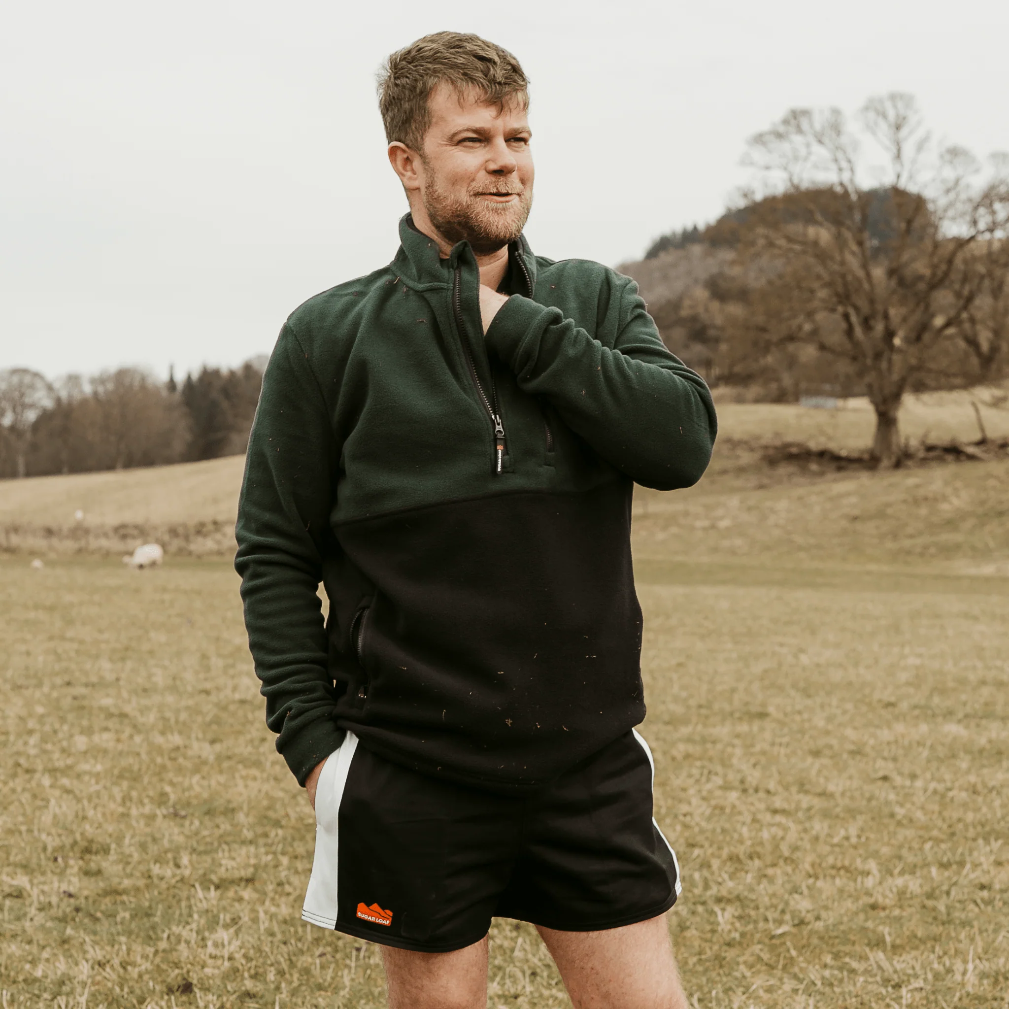 Sugar Loaf Horizon Polar Fleece Half Zip - Green - Image 14