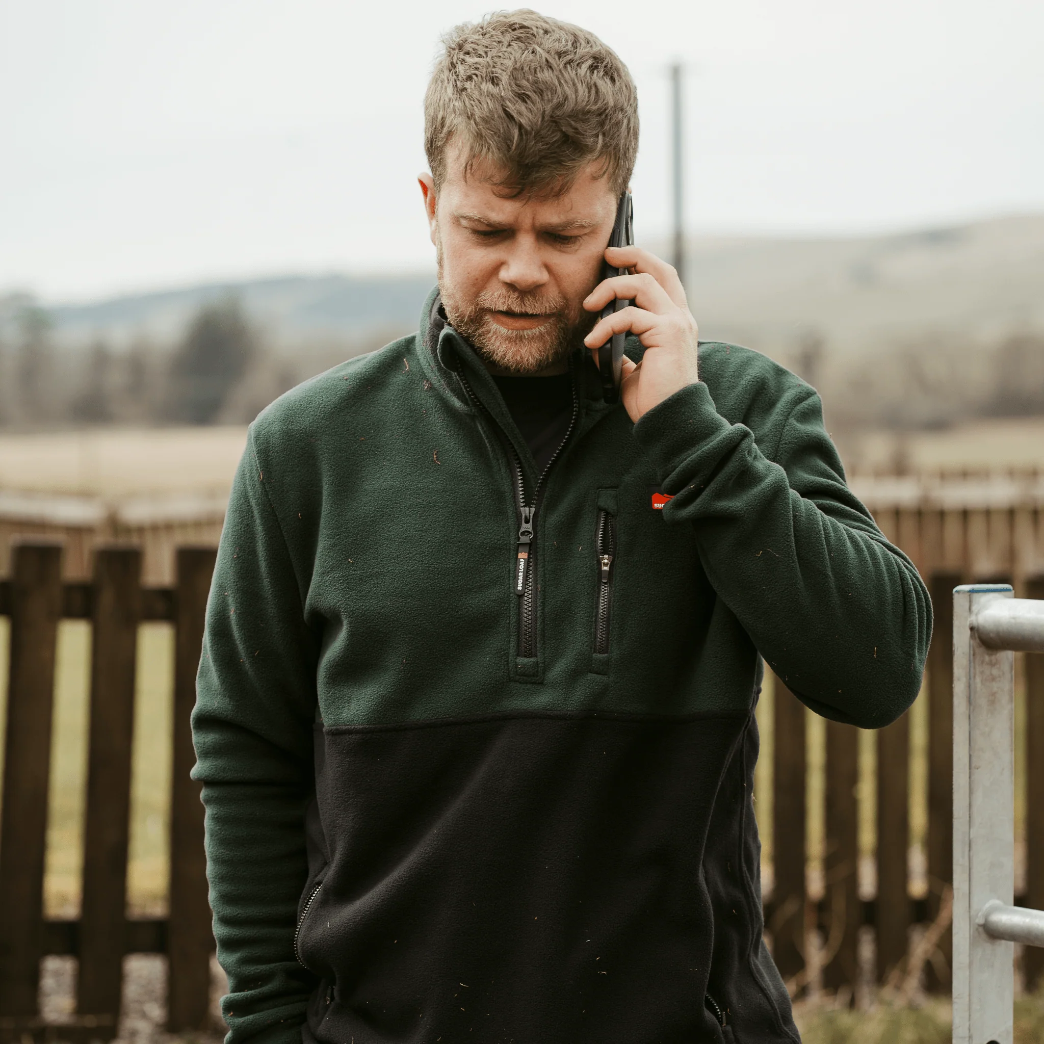 Sugar Loaf Horizon Polar Fleece Half Zip - Green - Image 16
