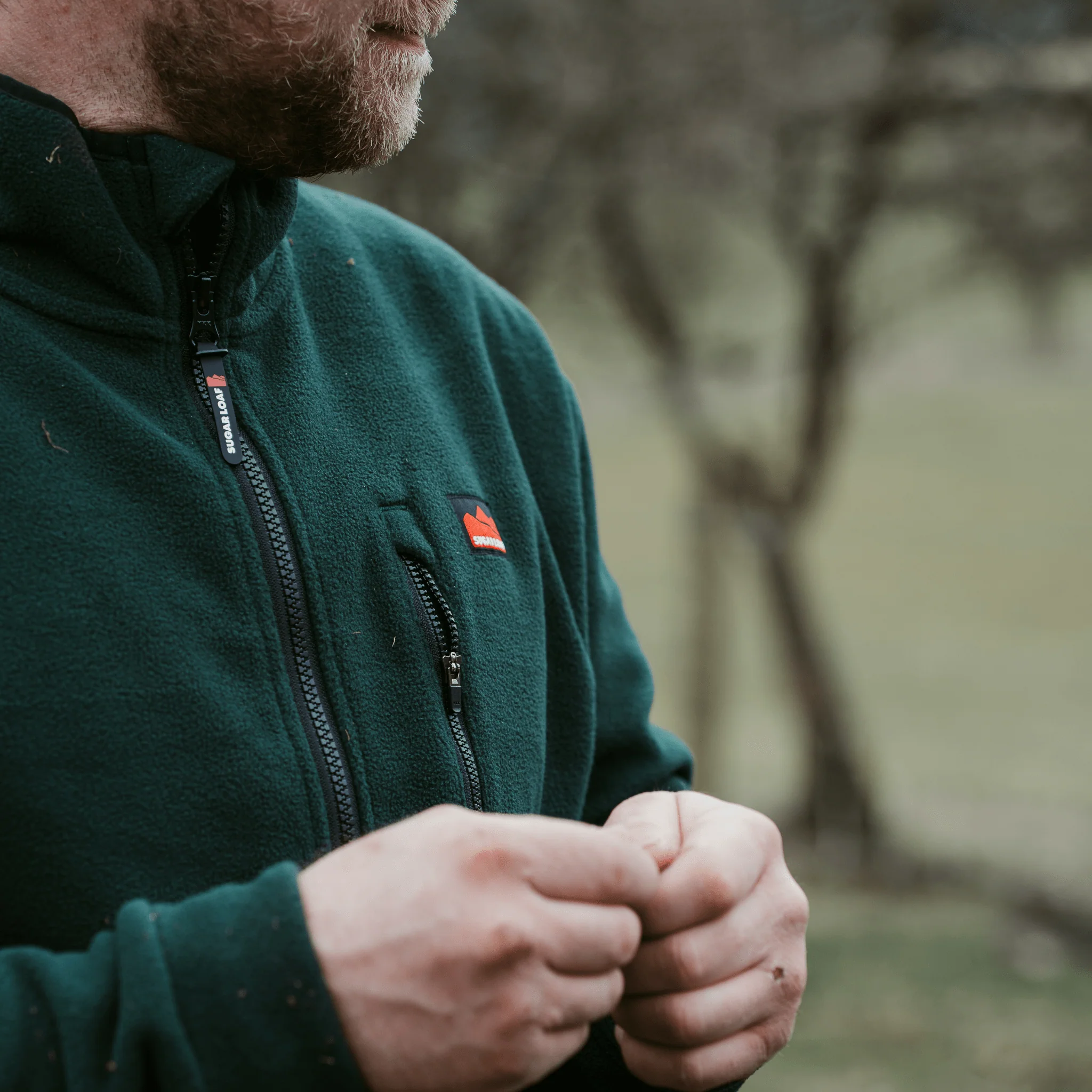 Sugar Loaf Horizon Polar Fleece Half Zip - Green - Image 23