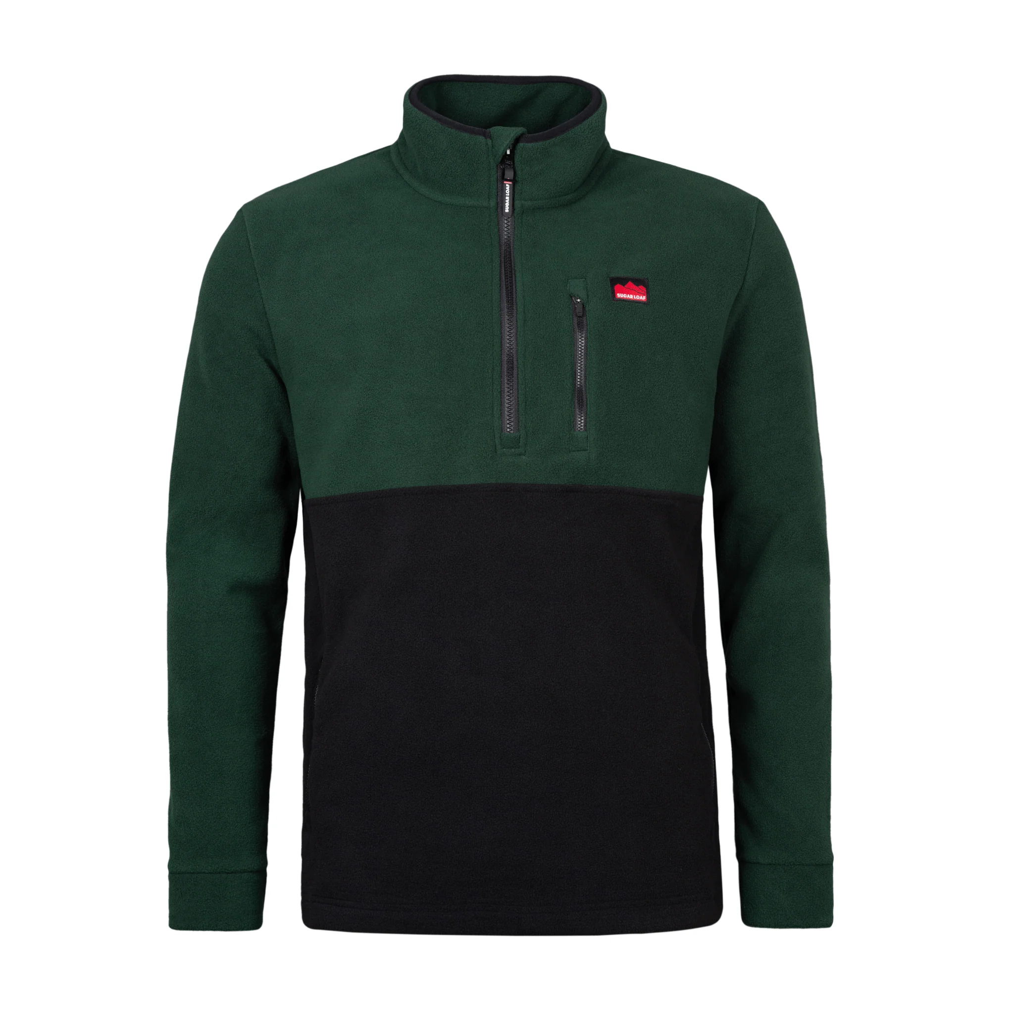 Sugar Loaf Horizon Polar Fleece Half Zip - Green - Image 3
