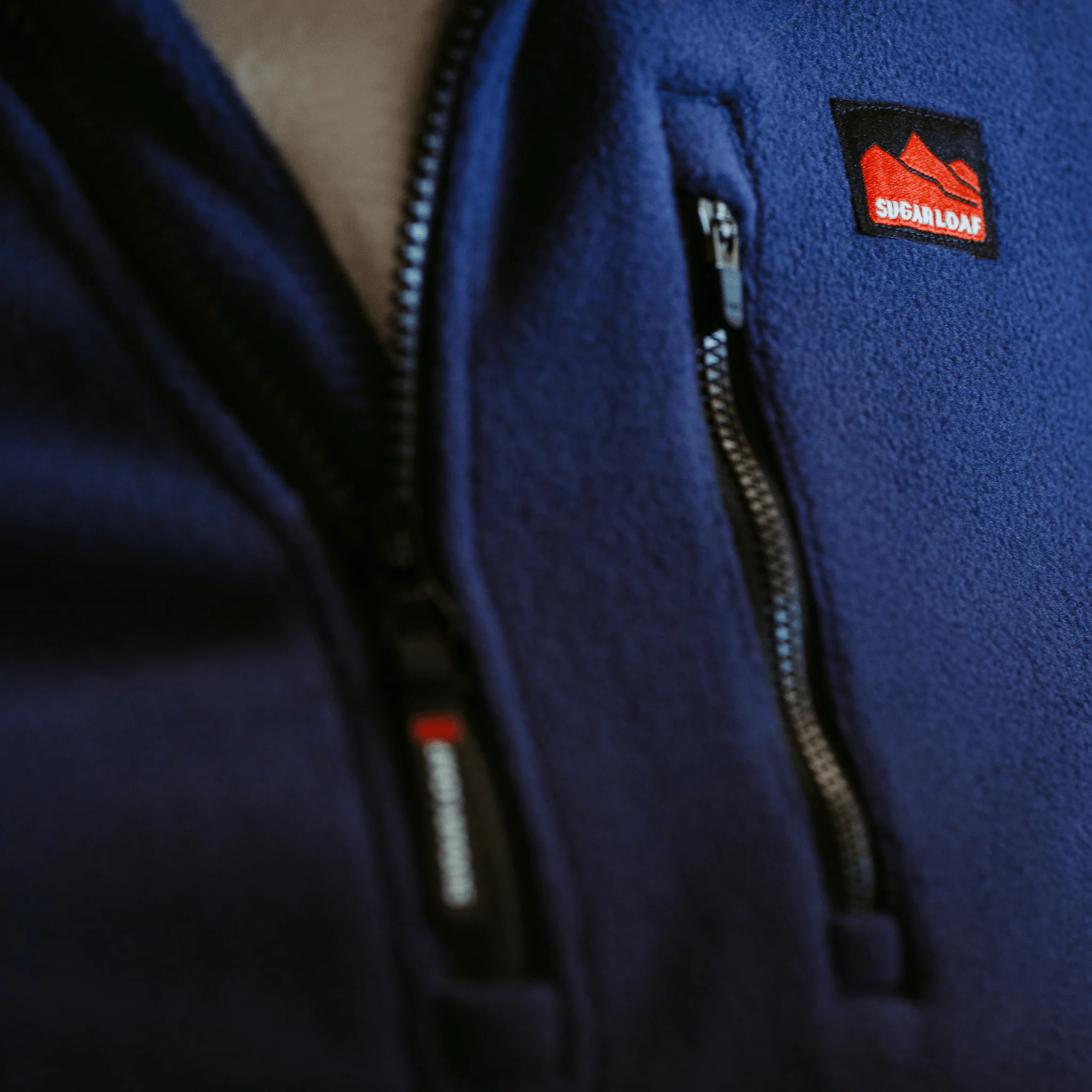 Sugar Loaf Horizon Polar Fleece Half Zip - Indigo Blue - Image 18