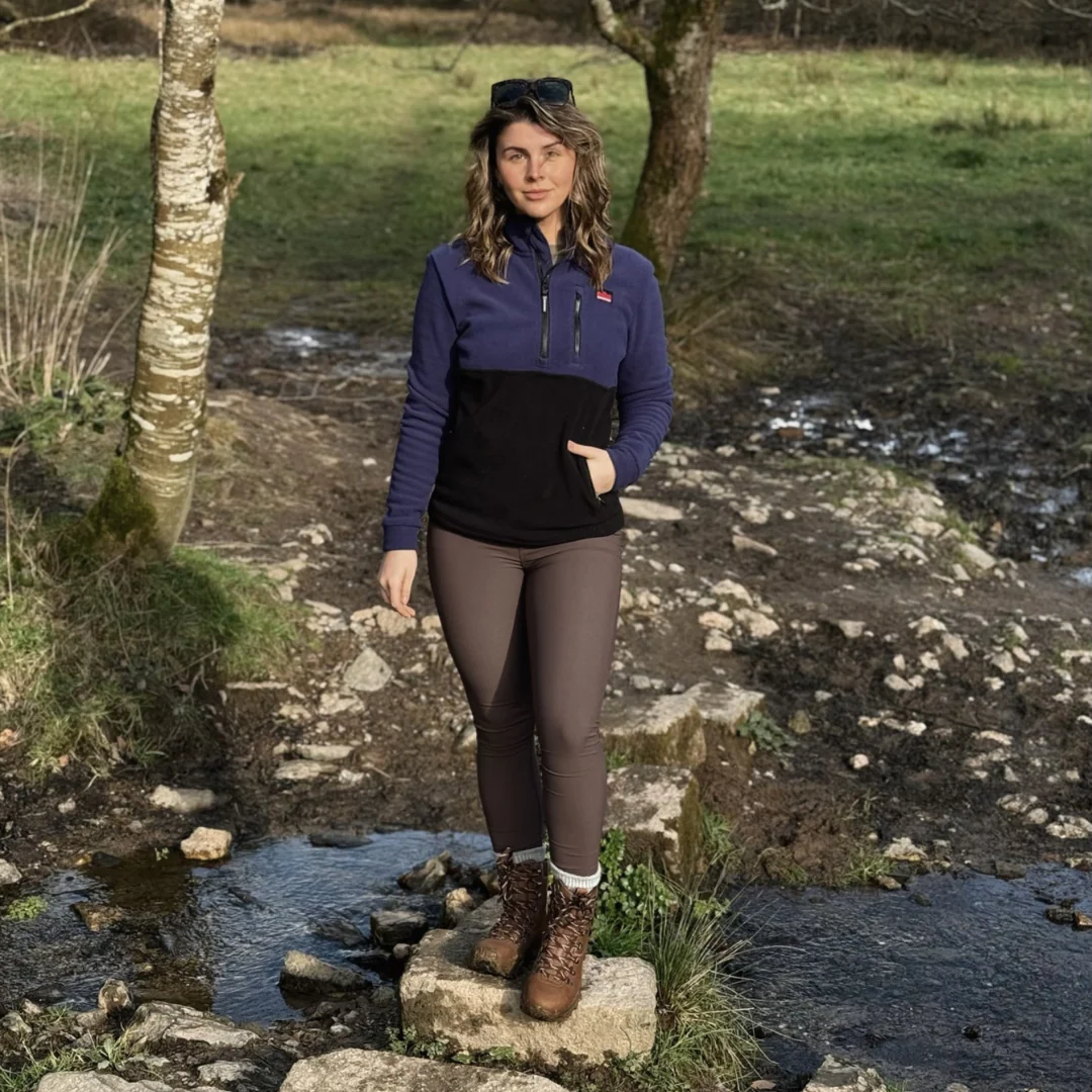 Sugar Loaf Horizon Polar Fleece Half Zip - Indigo Blue - Image 19