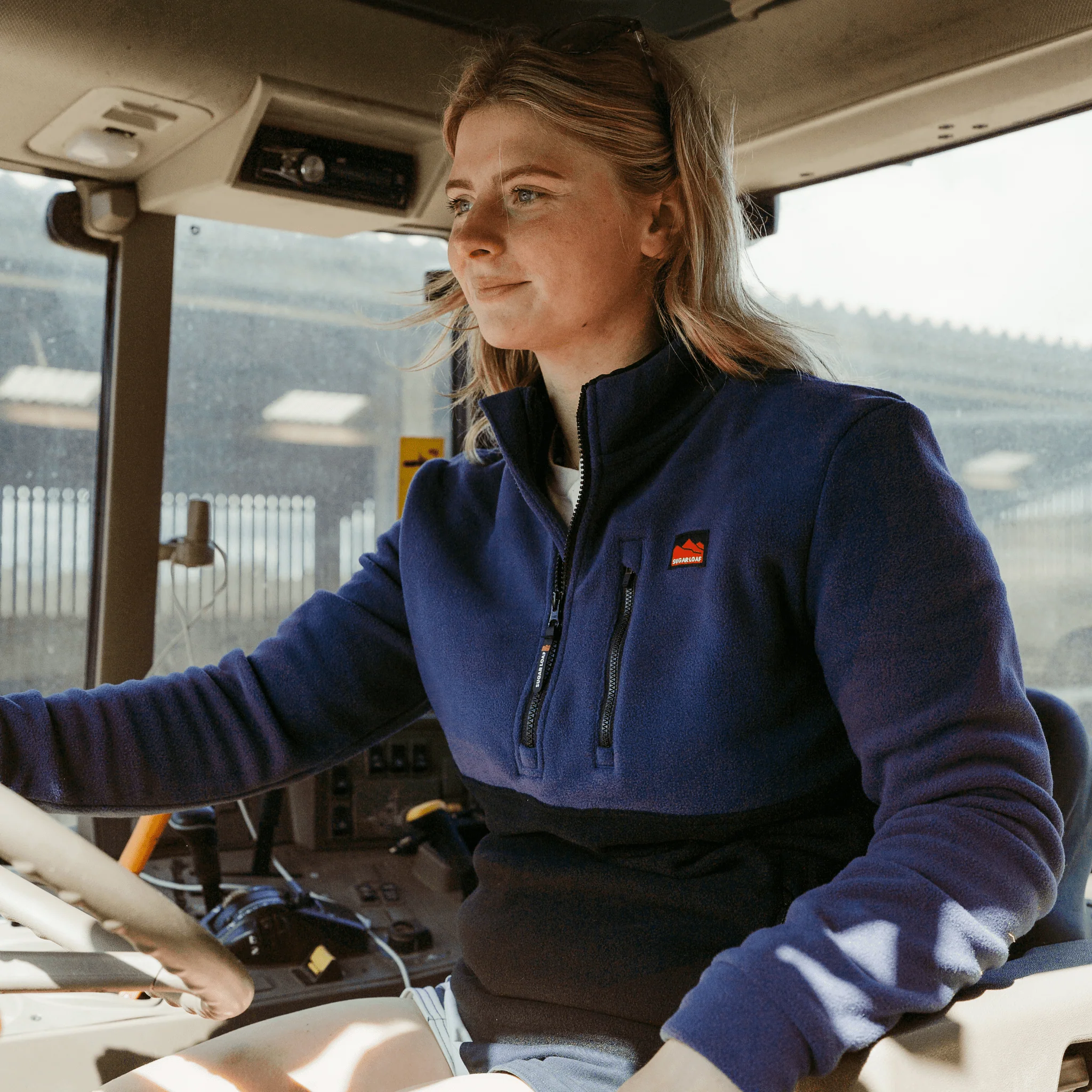 Sugar Loaf Horizon Polar Fleece Half Zip - Indigo Blue - Image 9