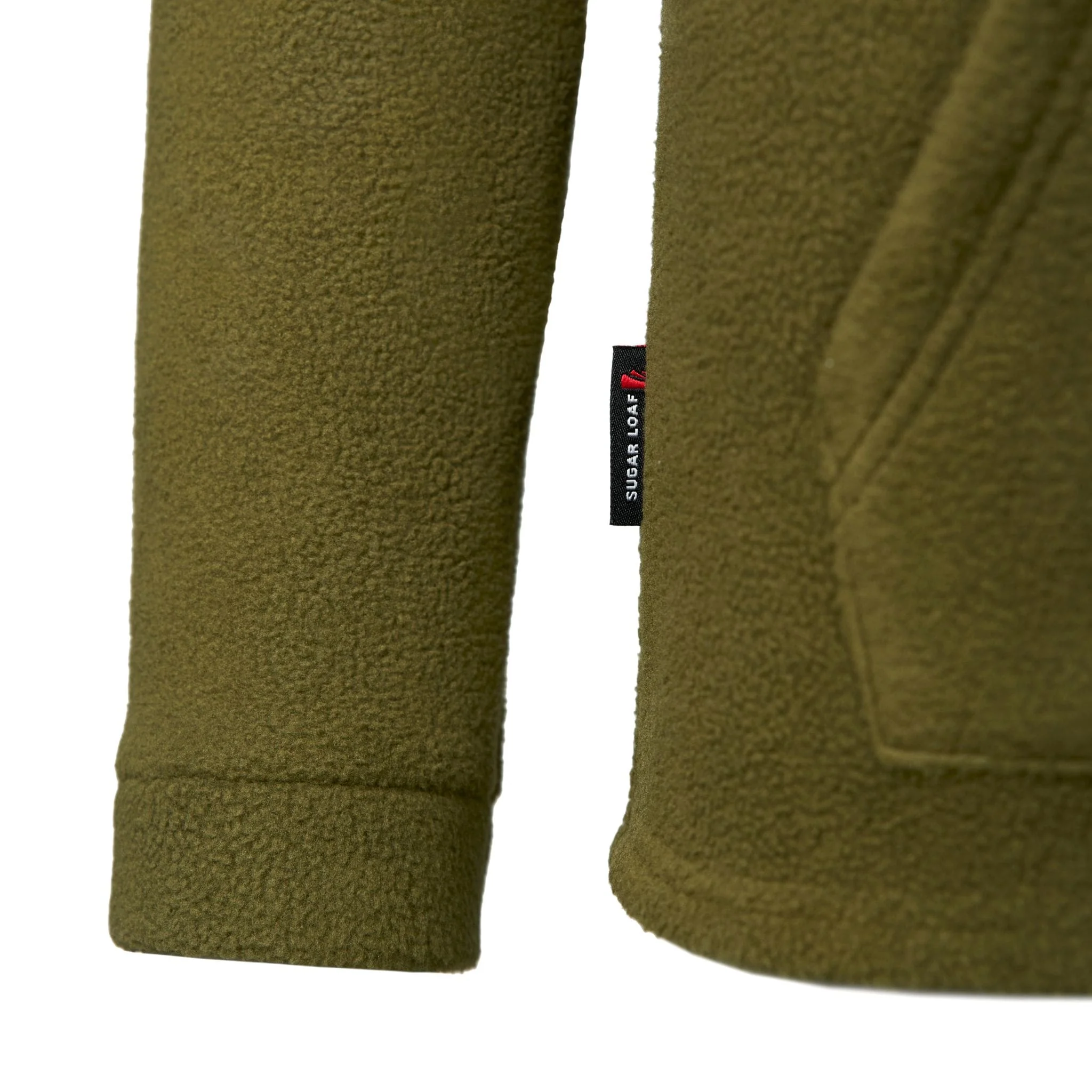 Sugar Loaf Kids Rodeo Polar Fleece Hoodie - Khaki - Image 12