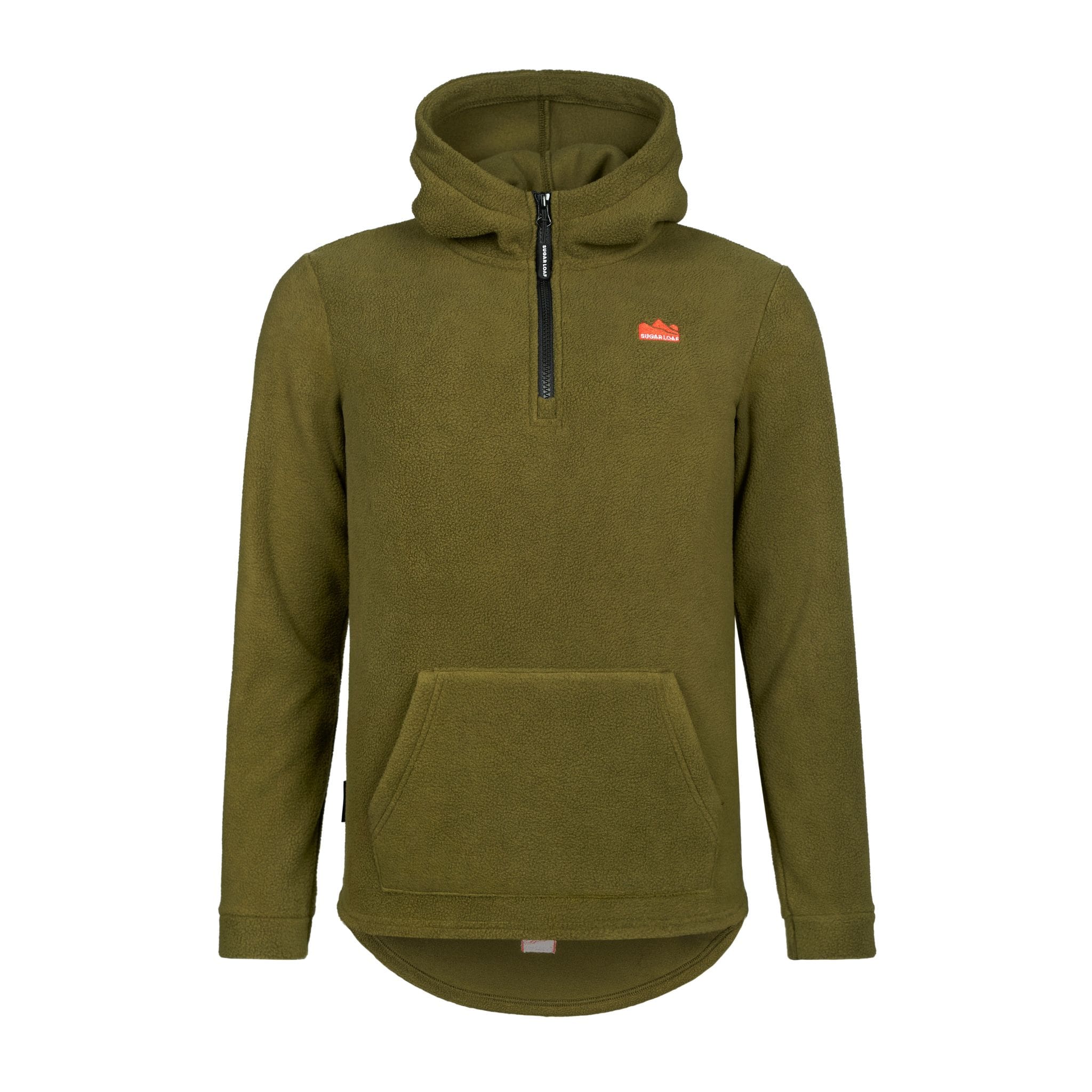 Sugar Loaf Kids Rodeo Polar Fleece Hoodie - Khaki - Image 3