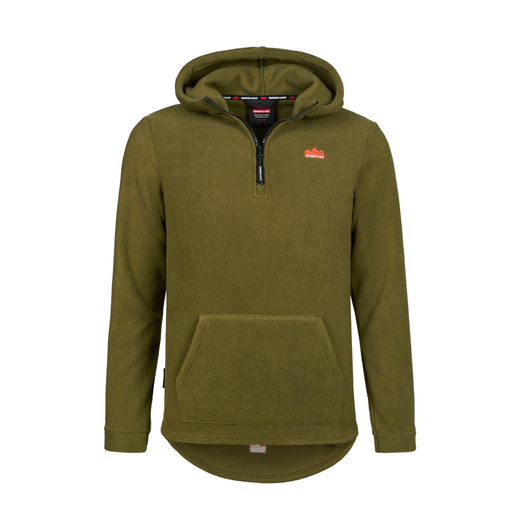 Sugar Loaf Kids Rodeo Polar Fleece Hoodie - Khaki - Image 6
