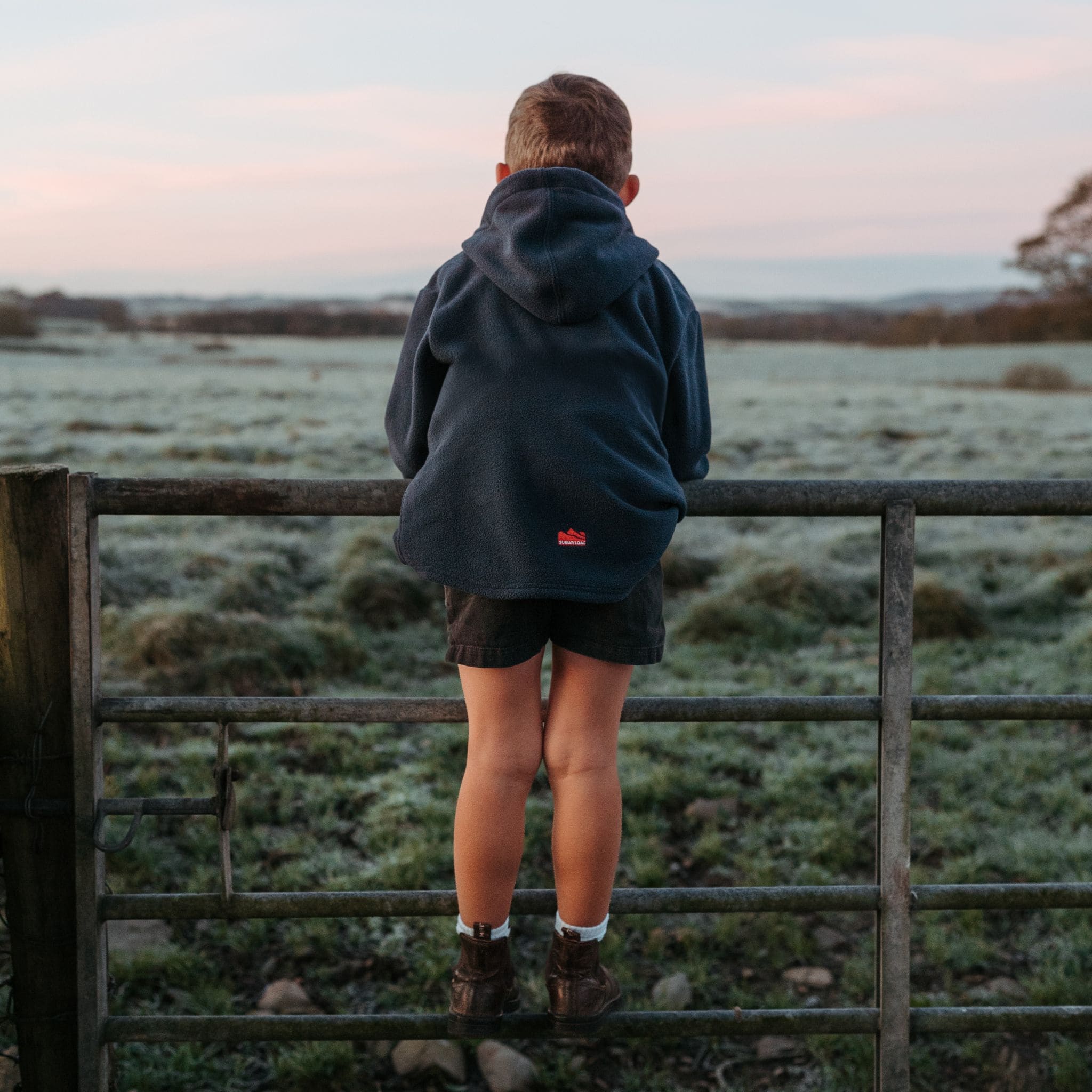 Sugar Loaf Kids Rodeo Polar Fleece Hoodie - Navy - Image 13