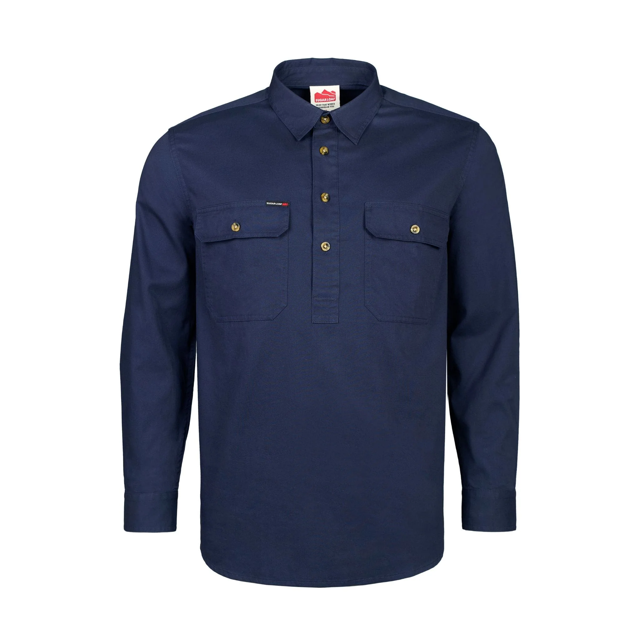 Sugar Loaf Outback Work Shirt - Navy - Image 3