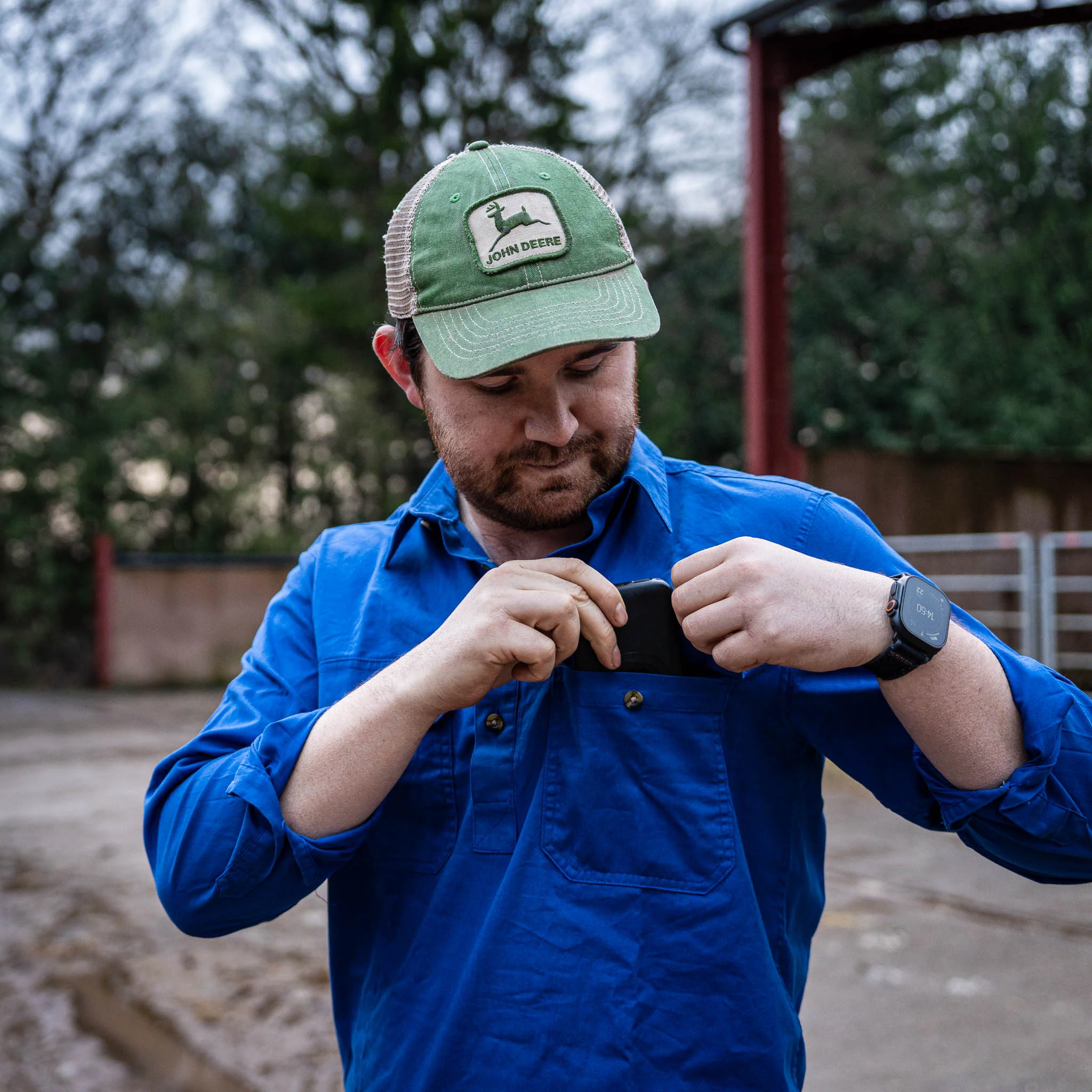 Sugar Loaf Outback Work Shirt - Royal - Image 4