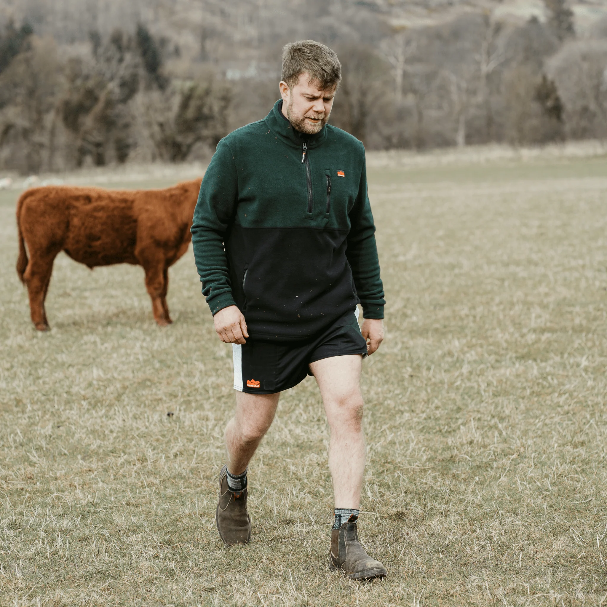 Sugar Loaf Rugger Work Shorts - Black/White - Image 12