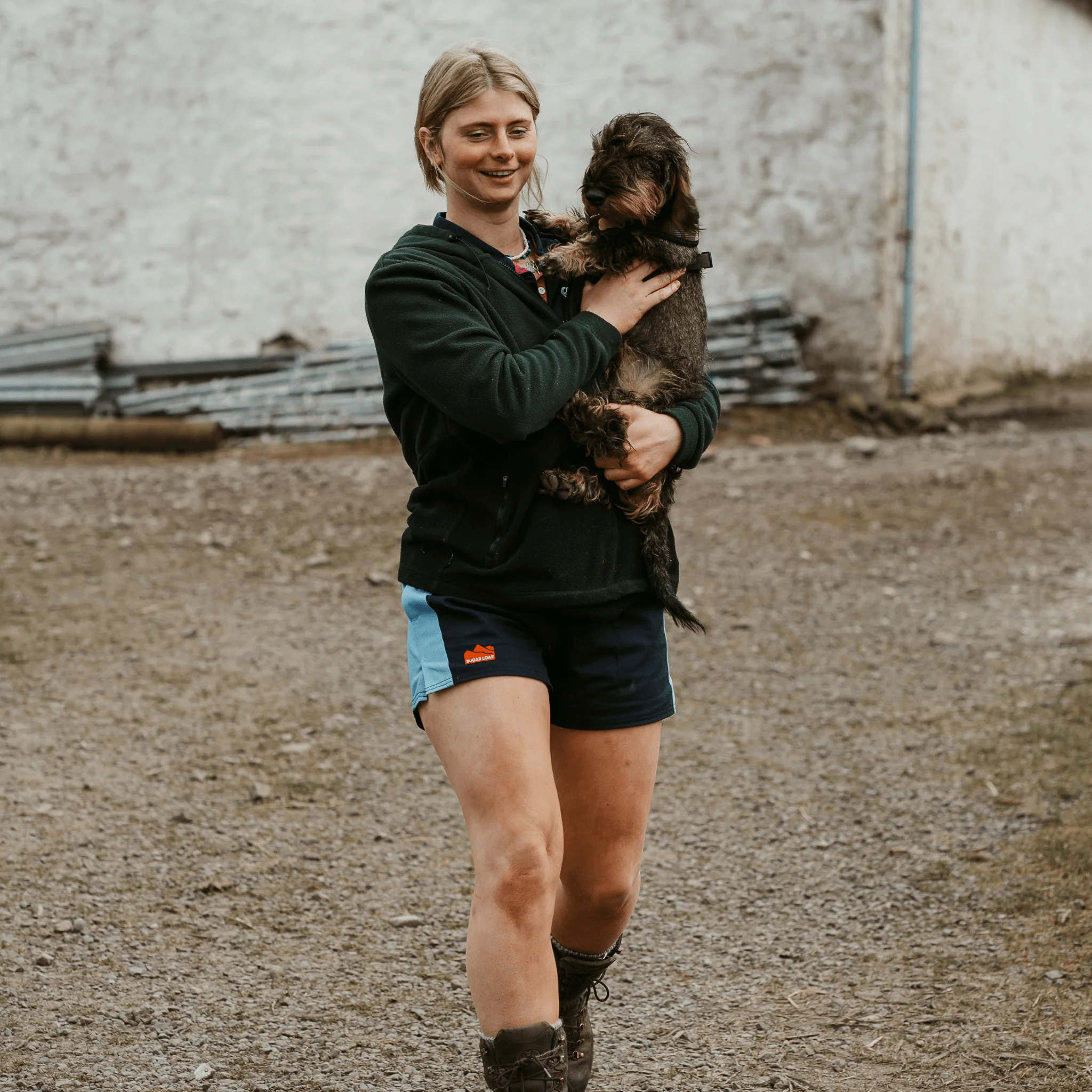 Sugar Loaf Rugger Work Shorts - Navy/Sky Blue - Image 8