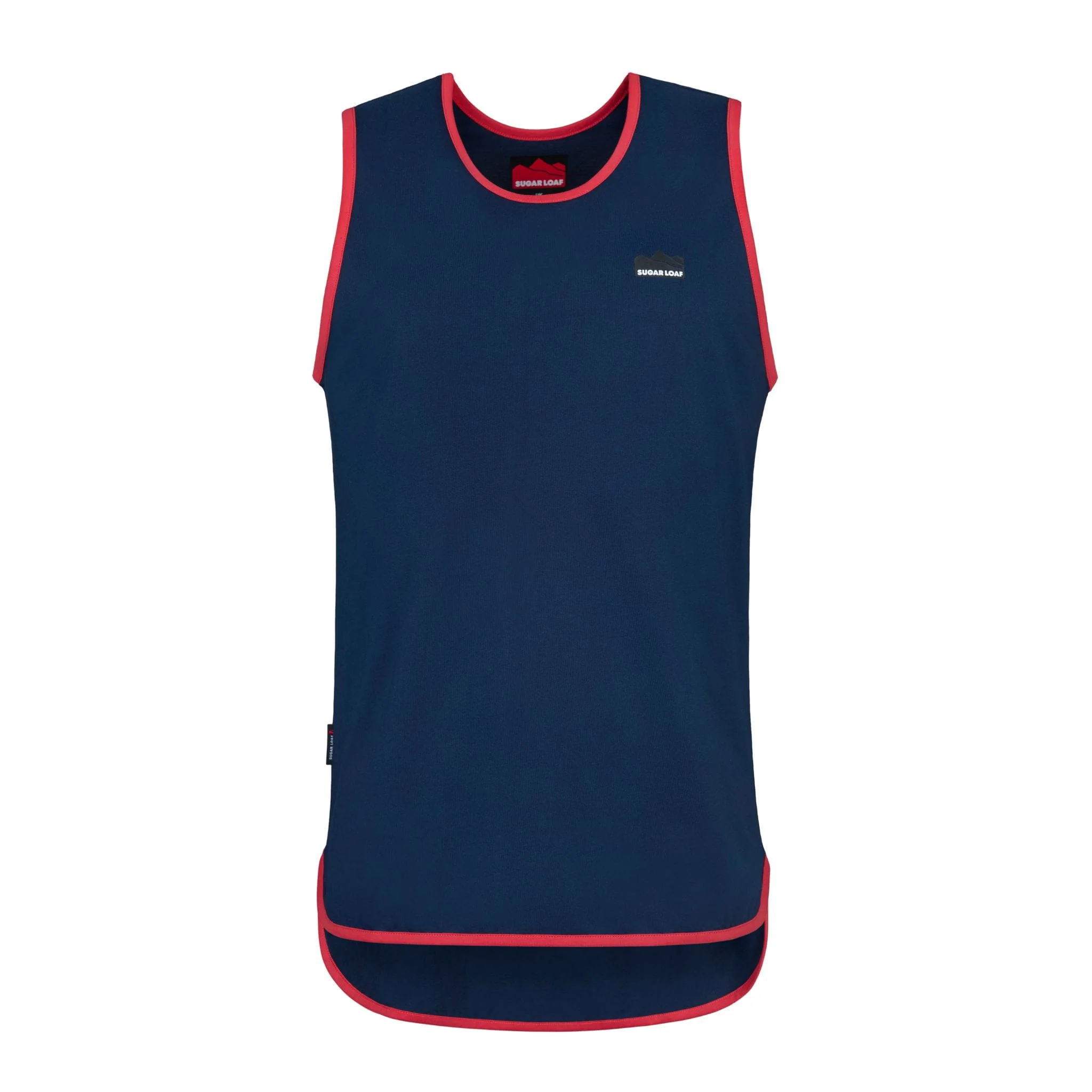 Sugar Loaf Shearing Singlet - Navy/Red - Image 10