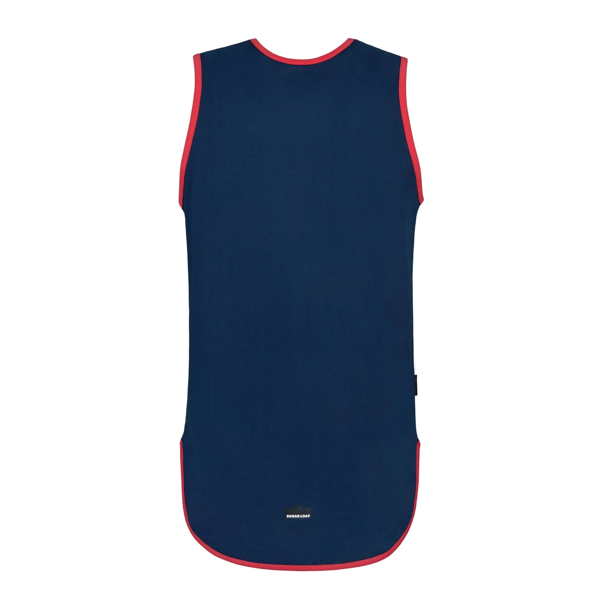 Sugar Loaf Shearing Singlet - Navy/Red - Image 11