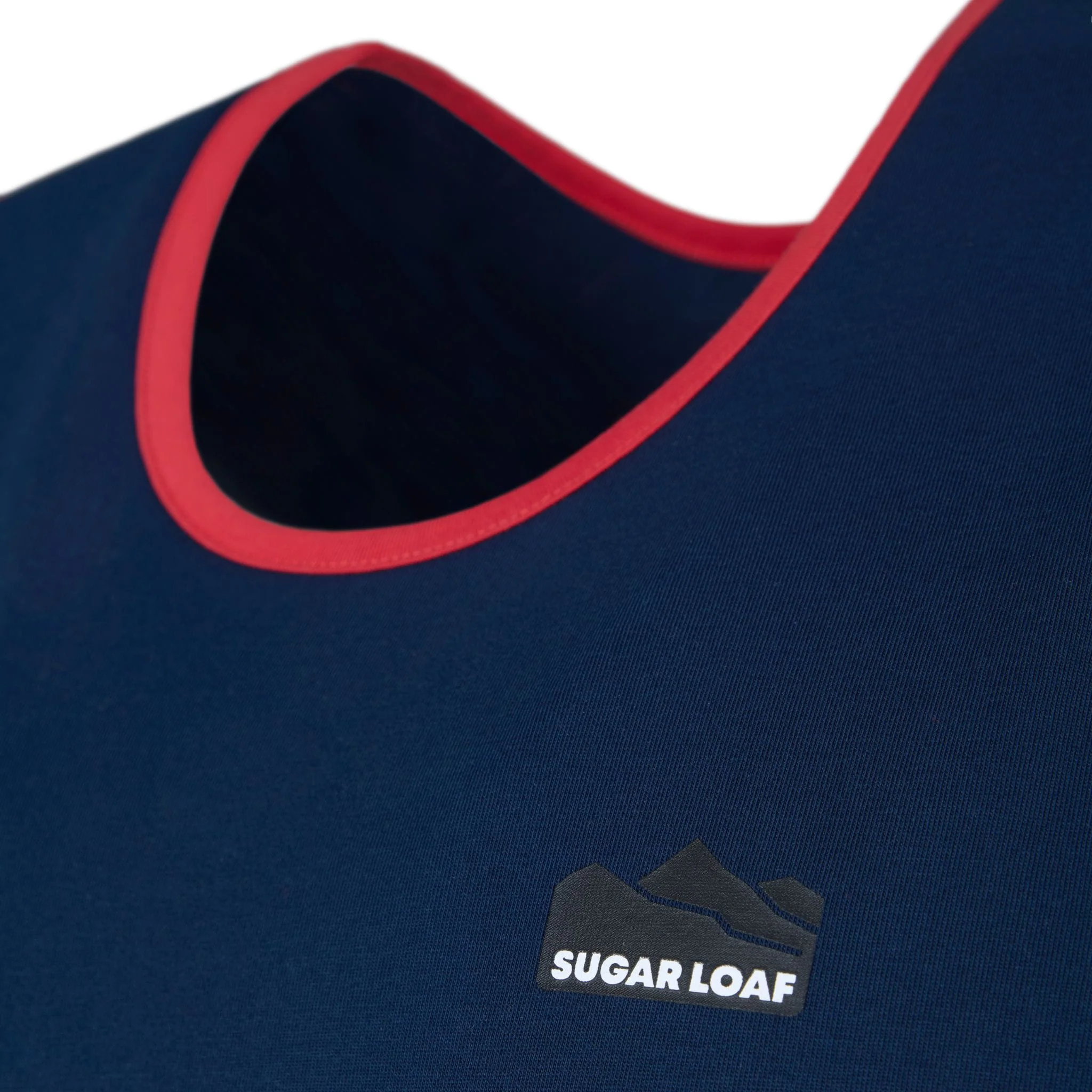 Sugar Loaf Shearing Singlet - Navy/Red - Image 12