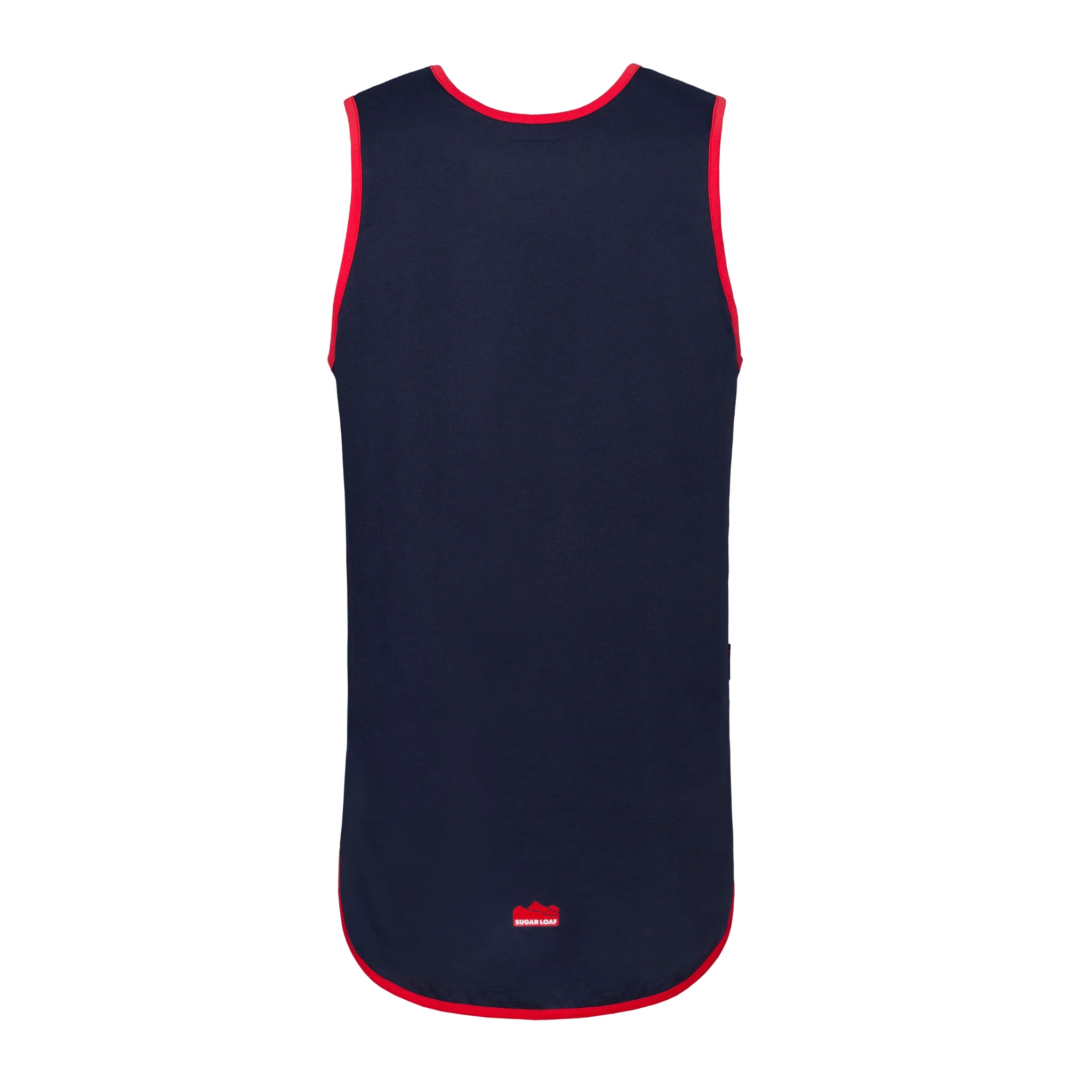 Sugar Loaf Shearing Singlet - Navy/Red - Image 4