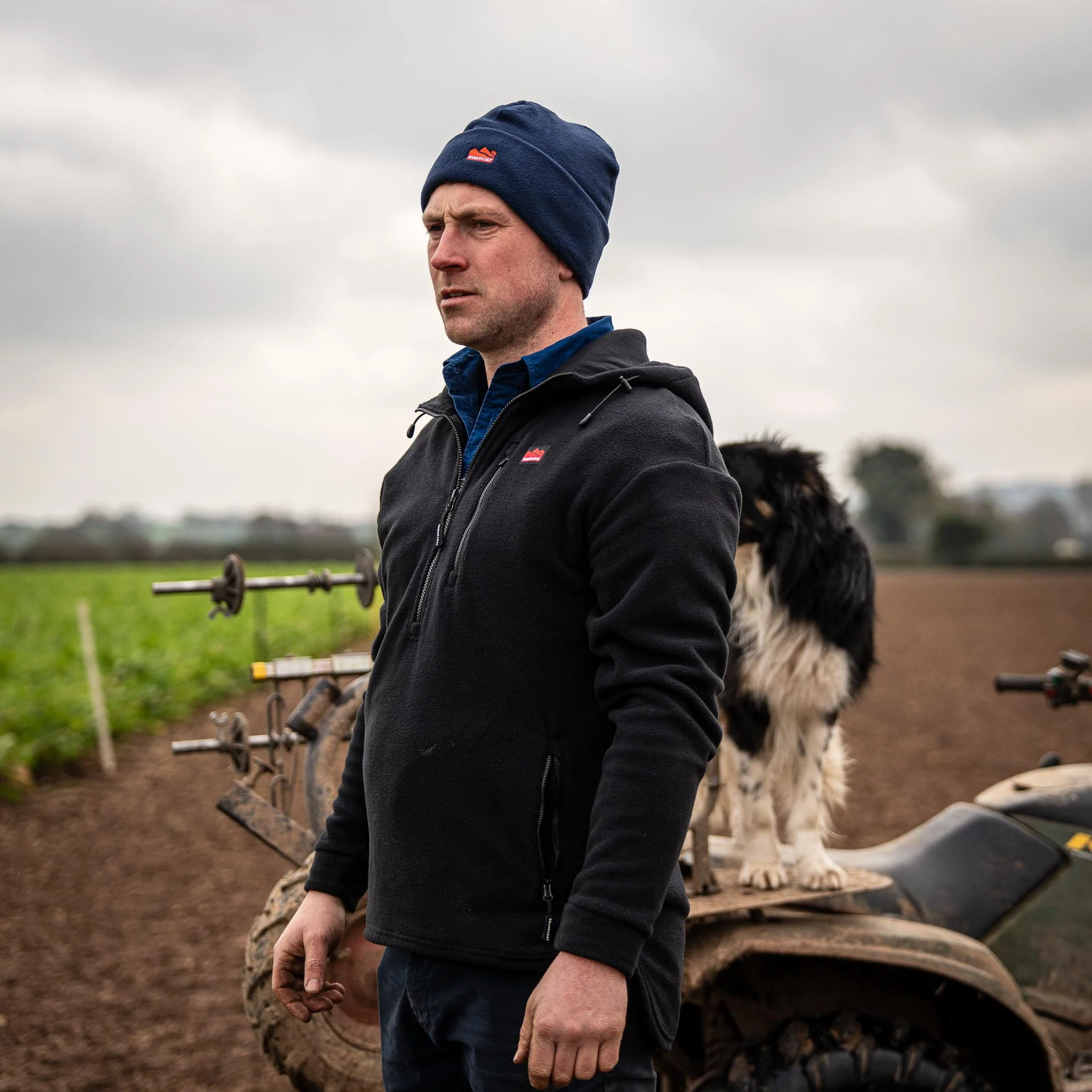 Sugar Loaf Shepherd Polar Fleece Hoodie - Black - Image 4