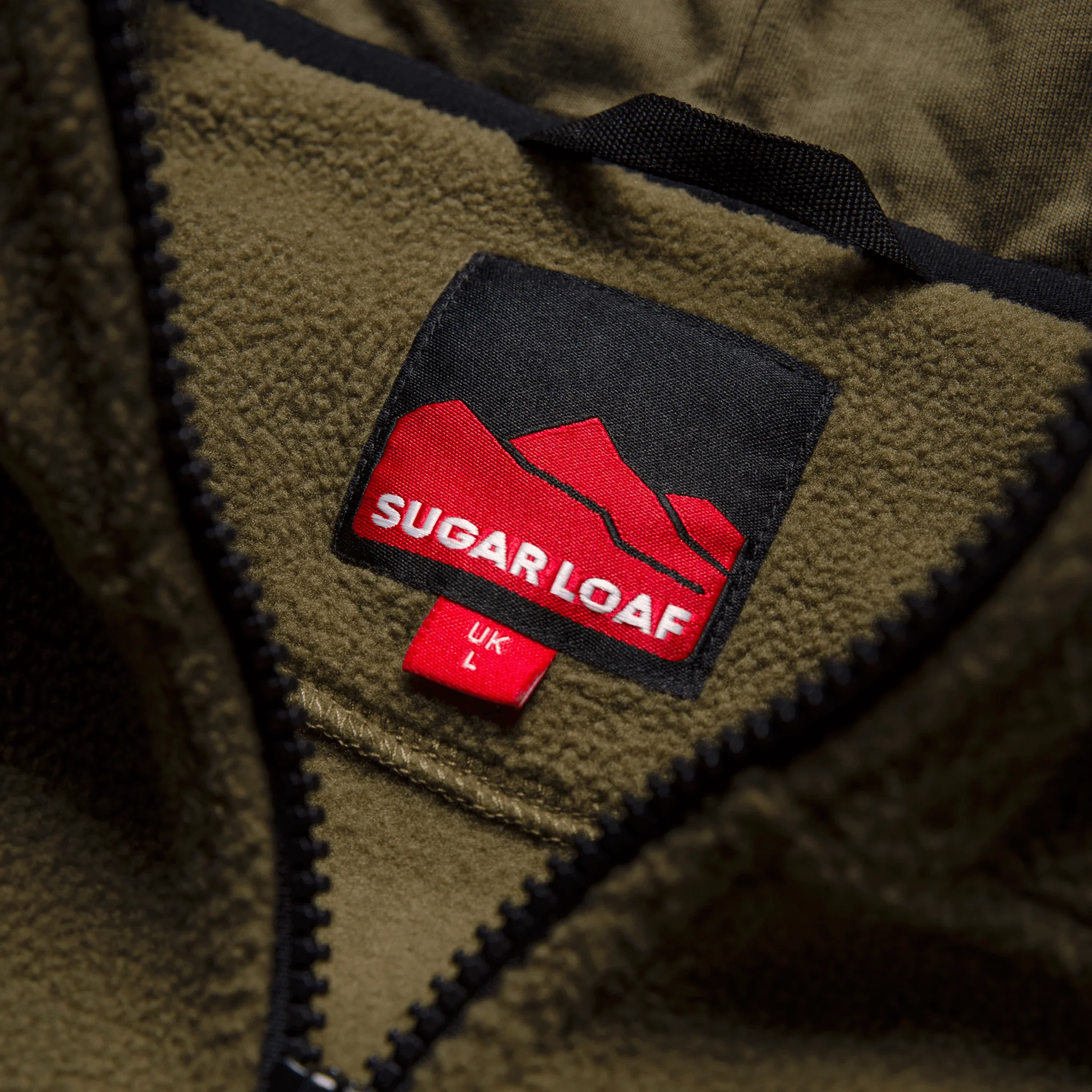 Sugar Loaf Shepherd Polar Fleece Hoodie - Khaki - Image 13