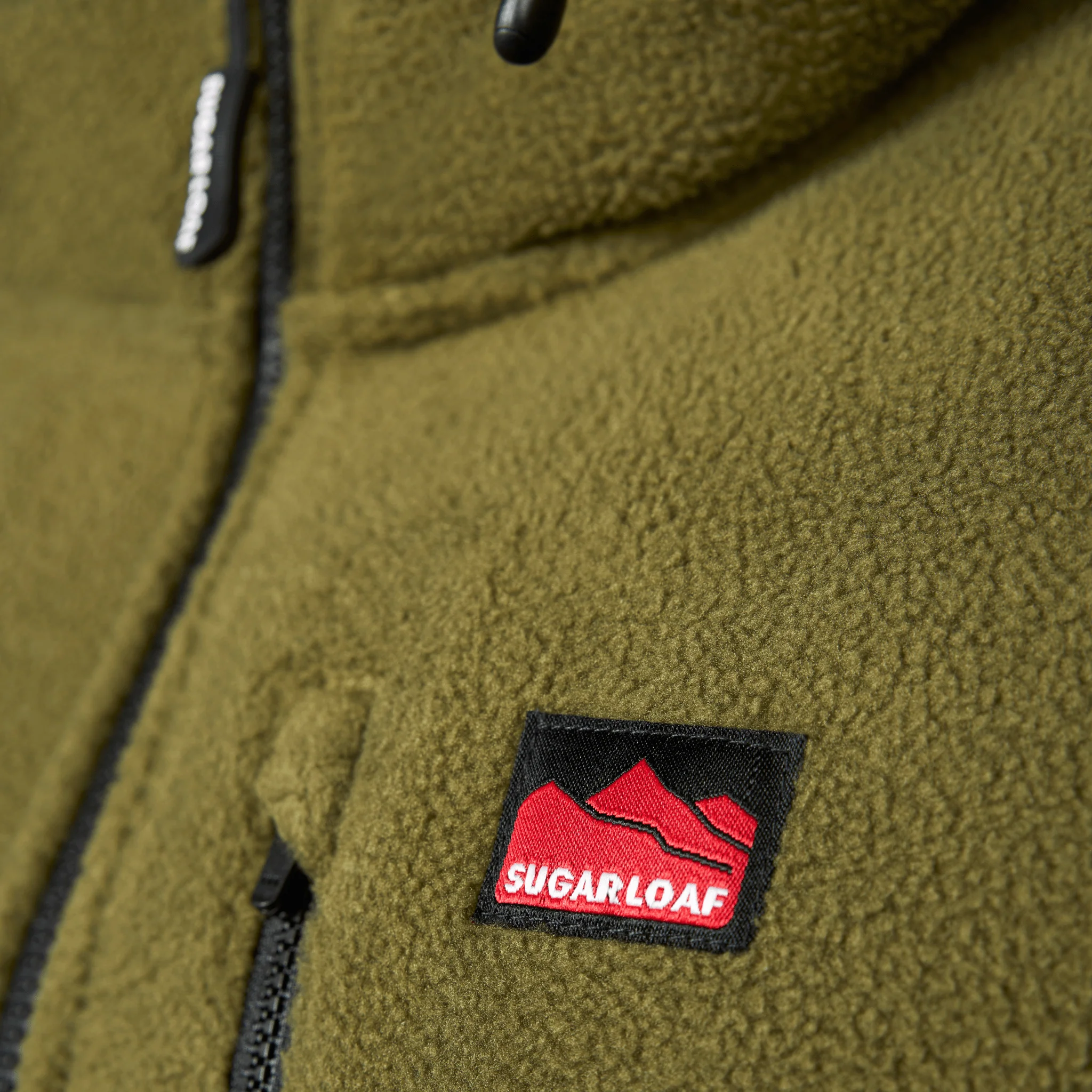 Sugar Loaf Shepherd Polar Fleece Hoodie - Khaki - Image 15