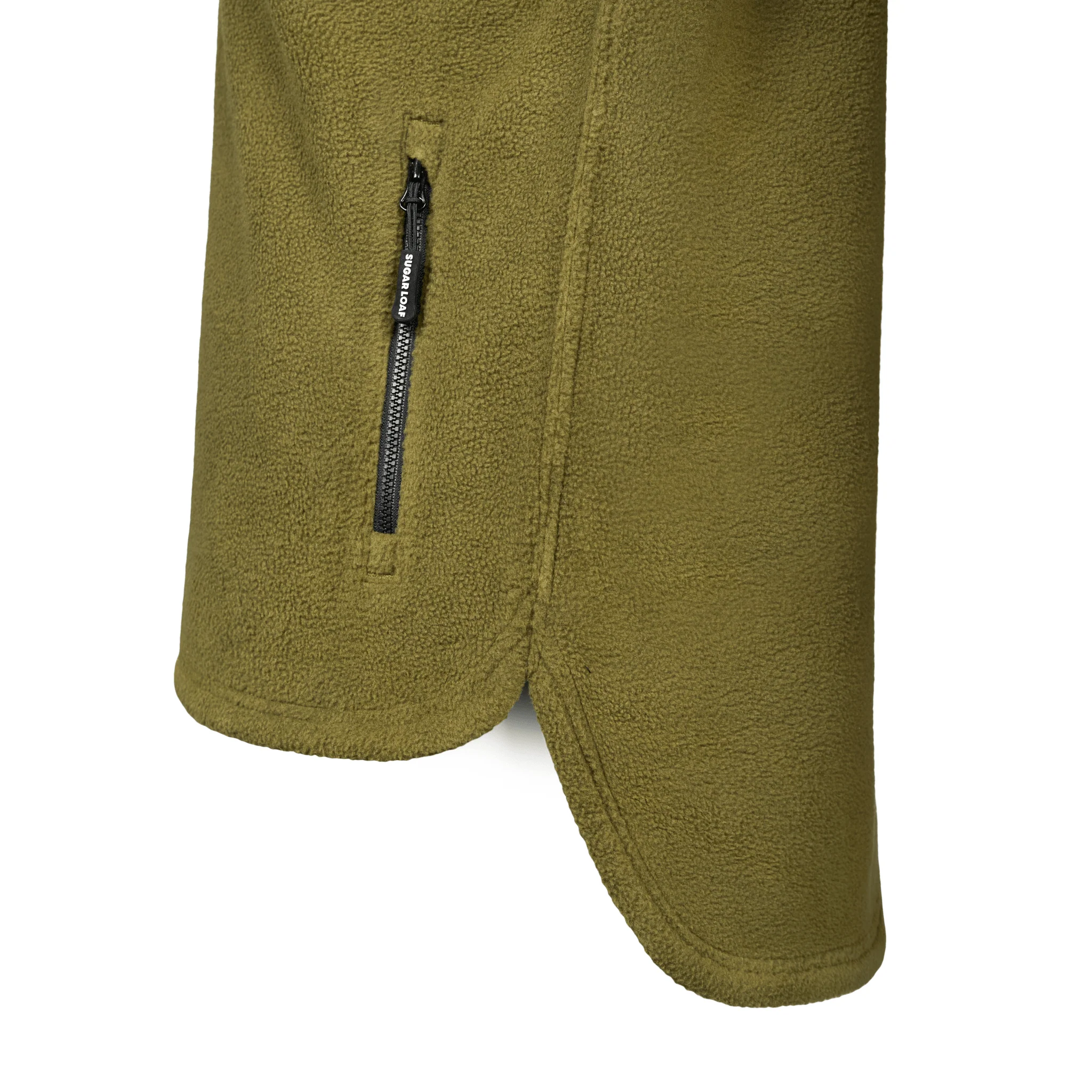 Sugar Loaf Shepherd Polar Fleece Hoodie - Khaki - Image 9