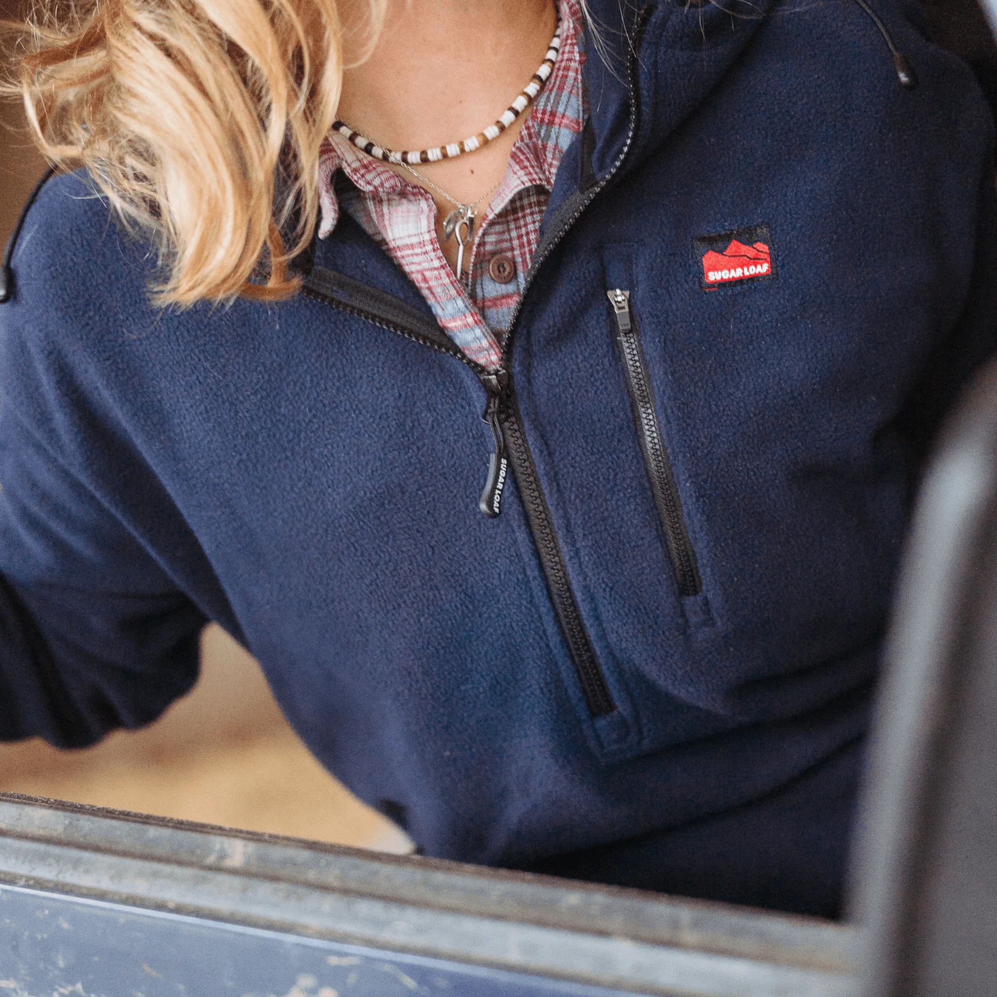 Sugar Loaf Shepherd Polar Fleece Hoodie - Navy - Image 10