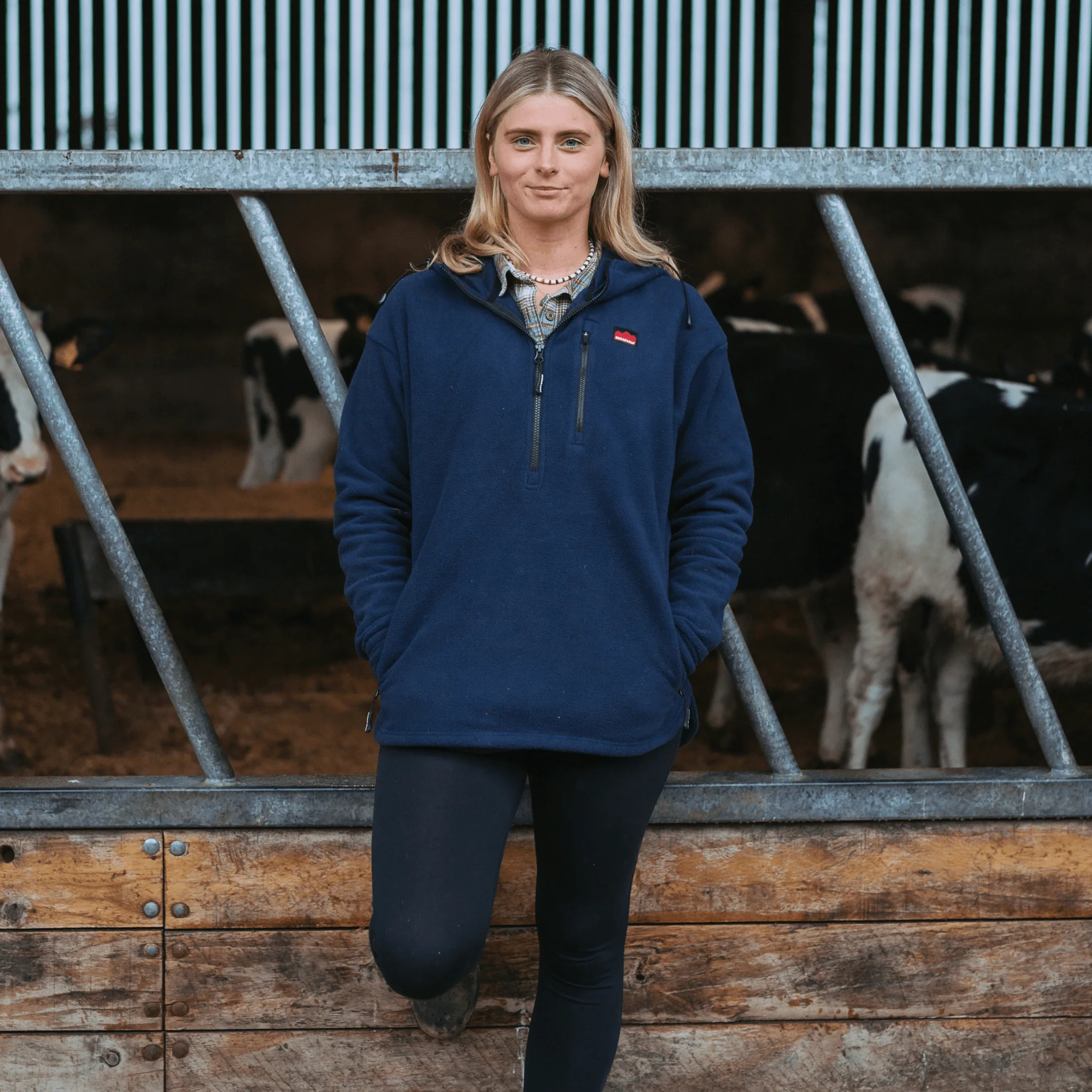 Sugar Loaf Shepherd Polar Fleece Hoodie - Navy - Image 4
