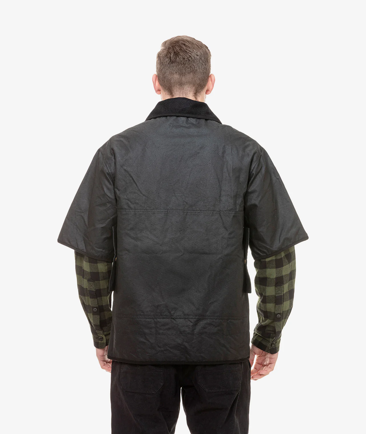 Swanndri 3/4 Sleeve Oilskin Jacket - Image 4