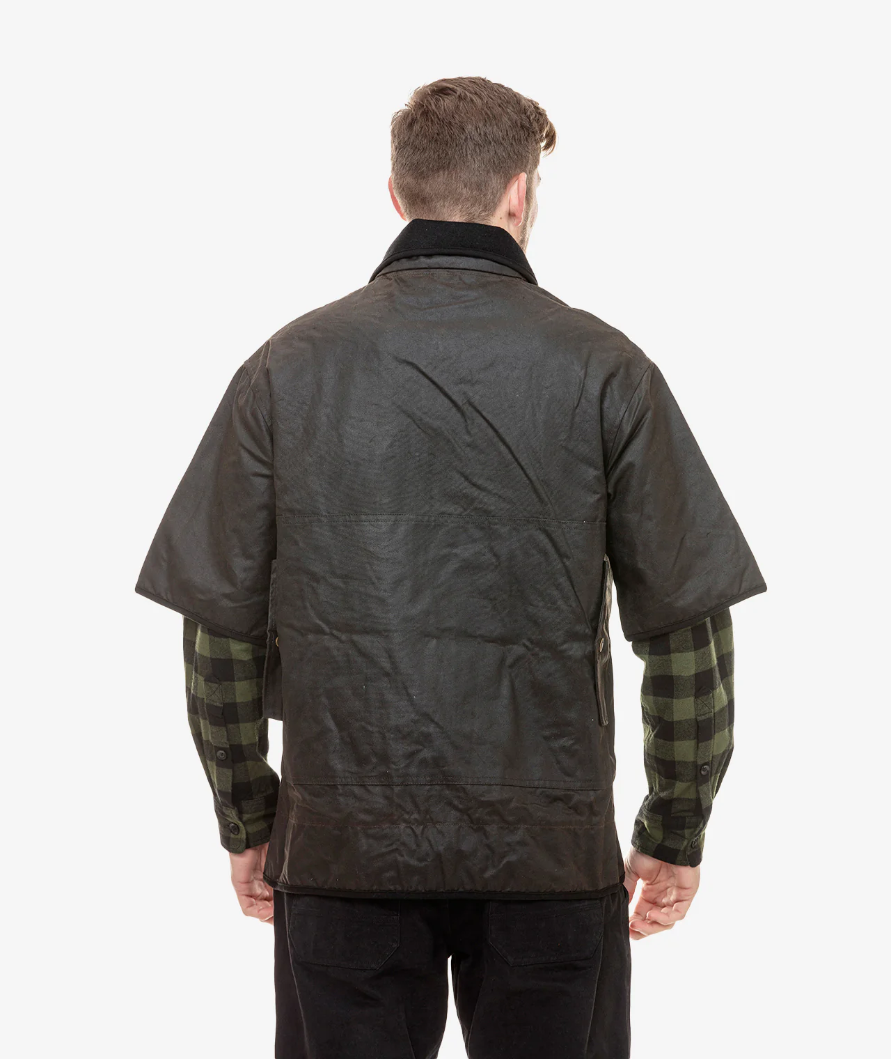 Swanndri 3/4 Sleeve Oilskin Jacket - Image 8